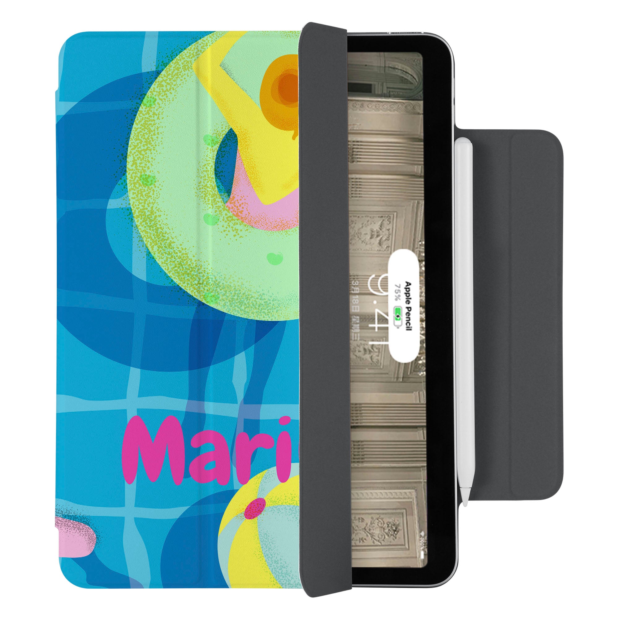 SlimFit iPad Case - Ultra Thin Lightweight Protective Cover for iPad Air/Pro, Perfect for Travel, Work & Beach Use