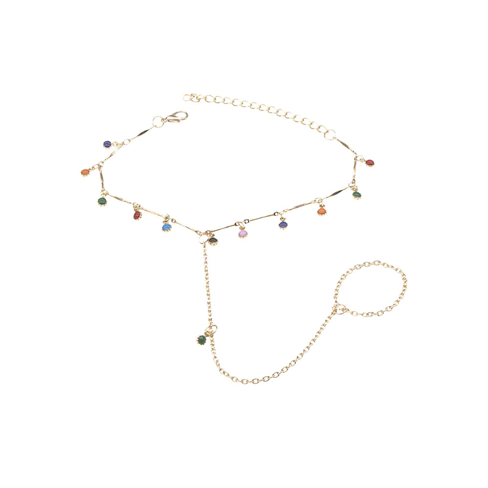 Elegant Summer Anklet Jewelry for Women - Adjustable Gold Ankle Bracelet Gift for Girlfriend, Wife, Mom - Perfect for Beach, Vacation & Boho Fashion