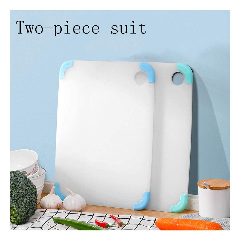 NYZABDL Thick Plastic Cutting Board with Handle - Non-Slip Multifunctional Chopping Board for Kitchen, Perfect for Meat, Vegetables & Fruits Prep | Dishwasher Safe & Durable