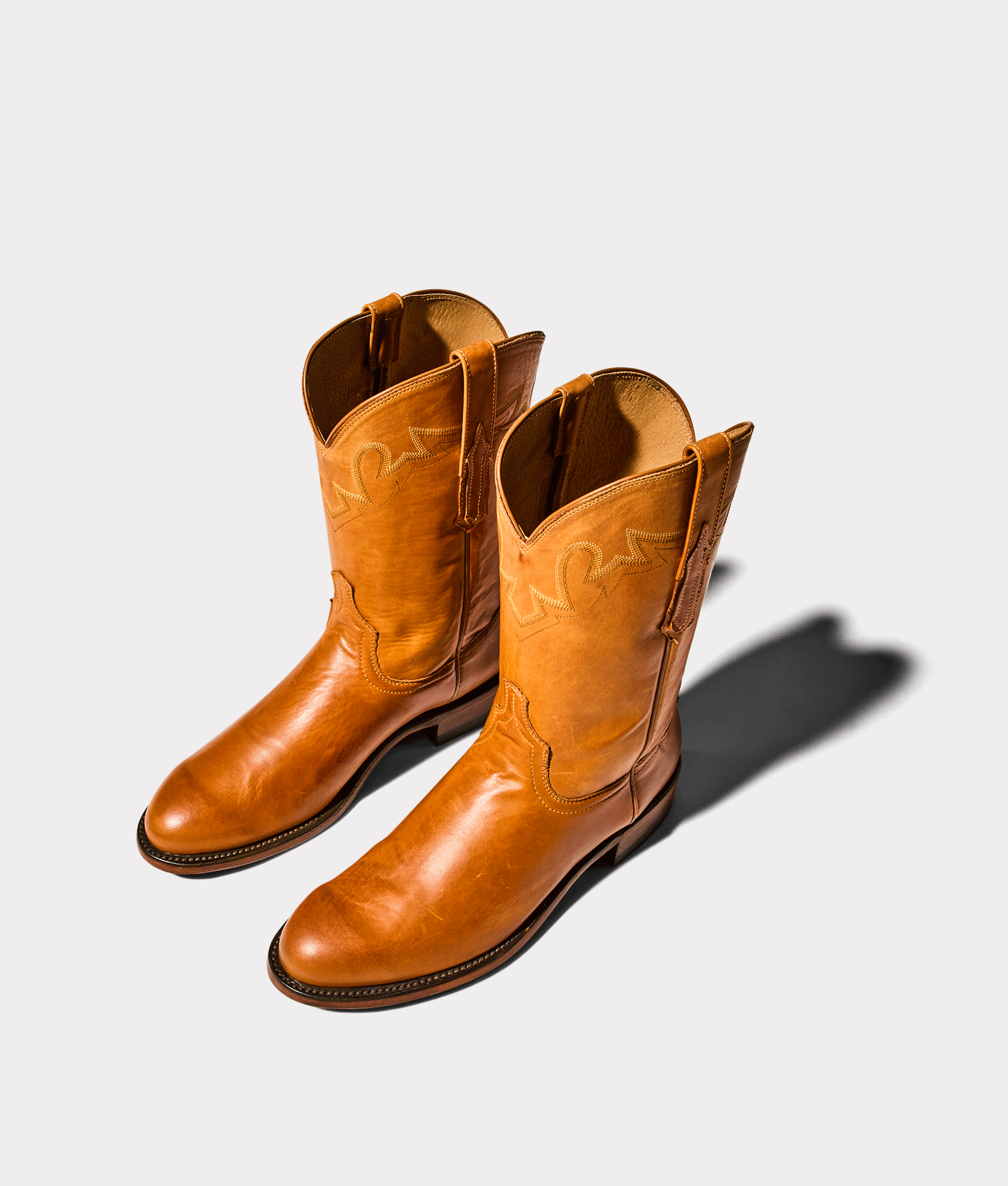 Honey Sunset Roper Cowboy Boots for Women - Western Style Leather Boots with Comfortable Fit | Perfect for Country Dancing, Rodeo Events, and Casual Wear