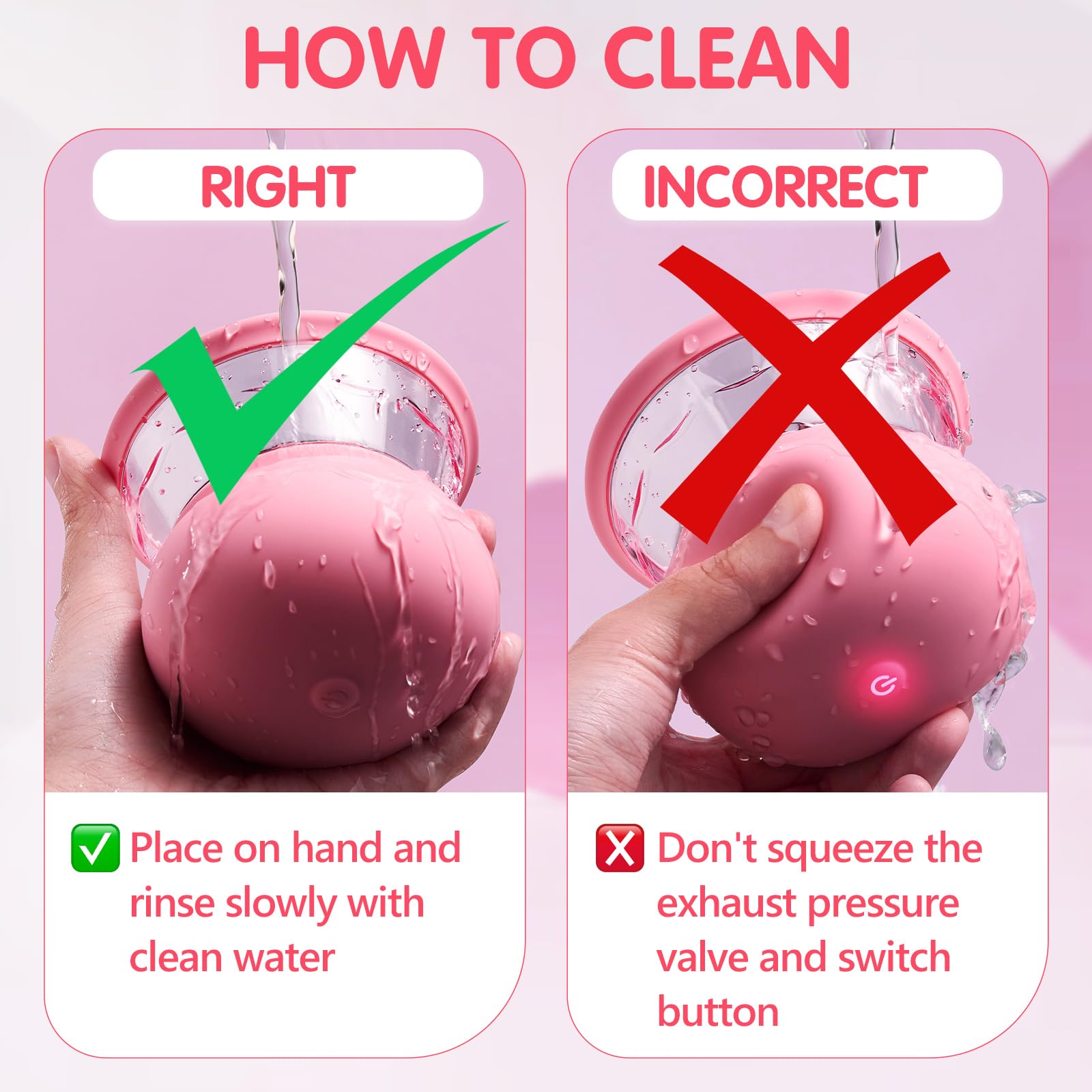 Rechargeable Nipple Vibrator for Women - 10 Powerful Suction & Vibration Modes with 3 Brush Heads, Adult Sex Toy for Couples Pleasure & Sensual Massage | Perfect for Foreplay, Solo Play & Intimate Moments
