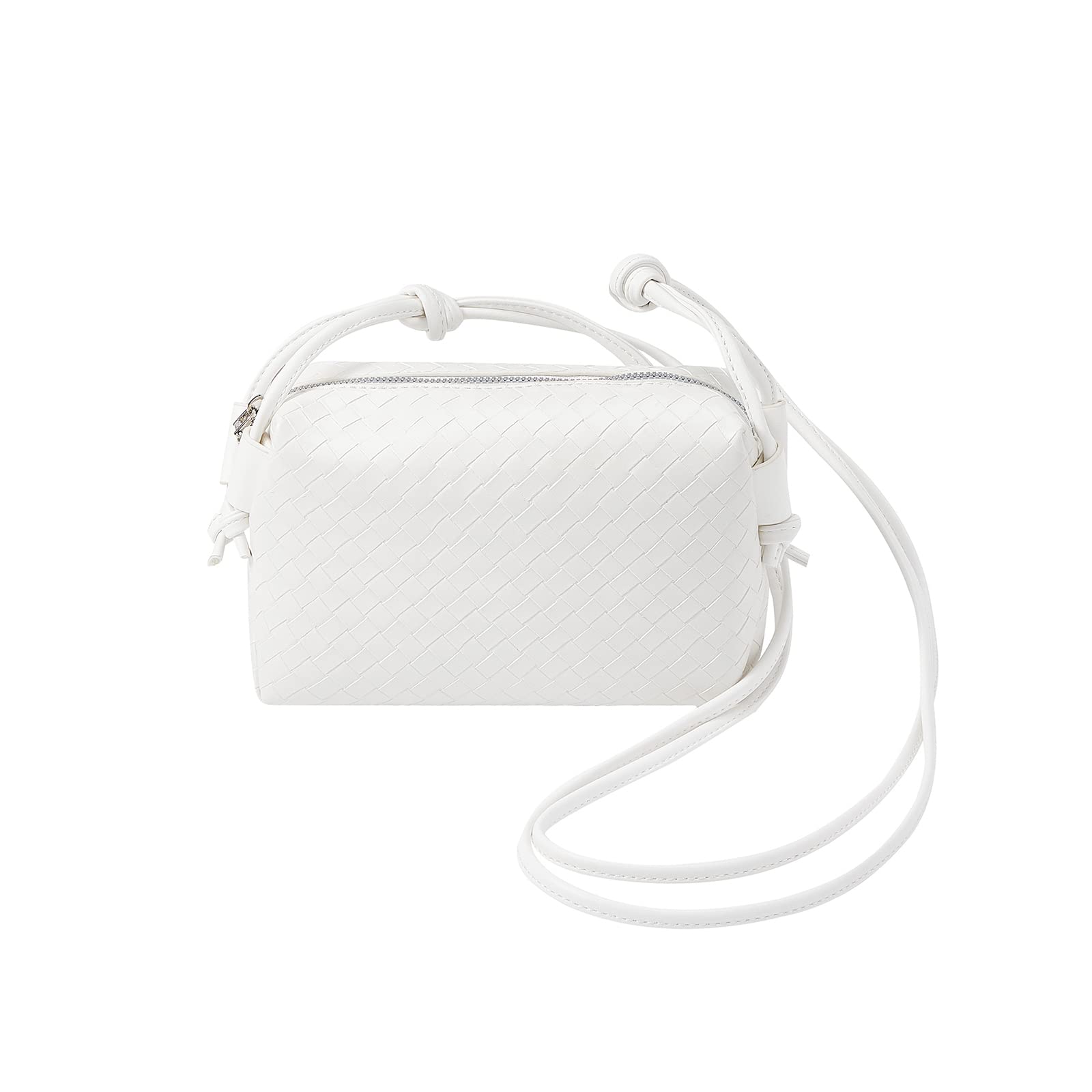 Women's Woven Crossbody Bag - Small Handheld Purse with Phone Pocket | Stylish Boho Shoulder Bag for Teens & Ladies | Perfect for Daily Use, Shopping & Travel