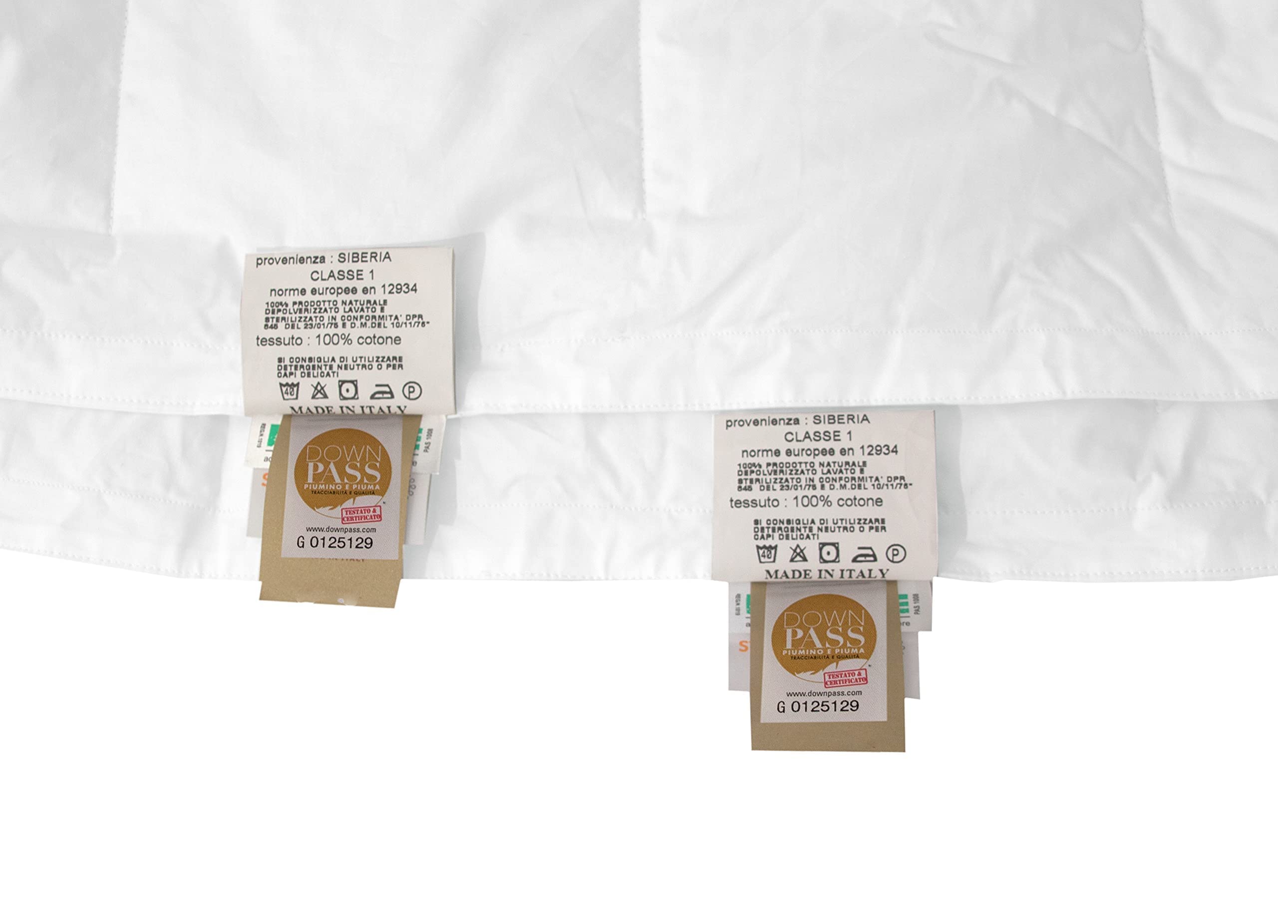 Siberian Goose Down Comforter - 100% iDream All Season Duvet Insert for Queen Size Bed, White, 250x200cm - Luxury Bedding for Cold Winter Nights & Cozy Home Decor