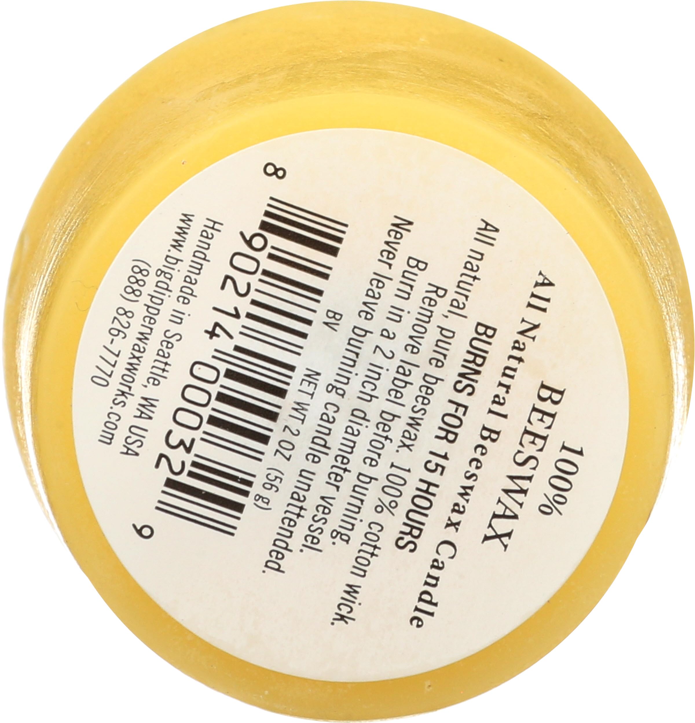 Big Dipper Wax Works Pure Beeswax Votive Candles - 15 Hour Long Burn Time, Natural Unscented Beeswax Candles for Home Decor, Wedding Centerpieces & Relaxation