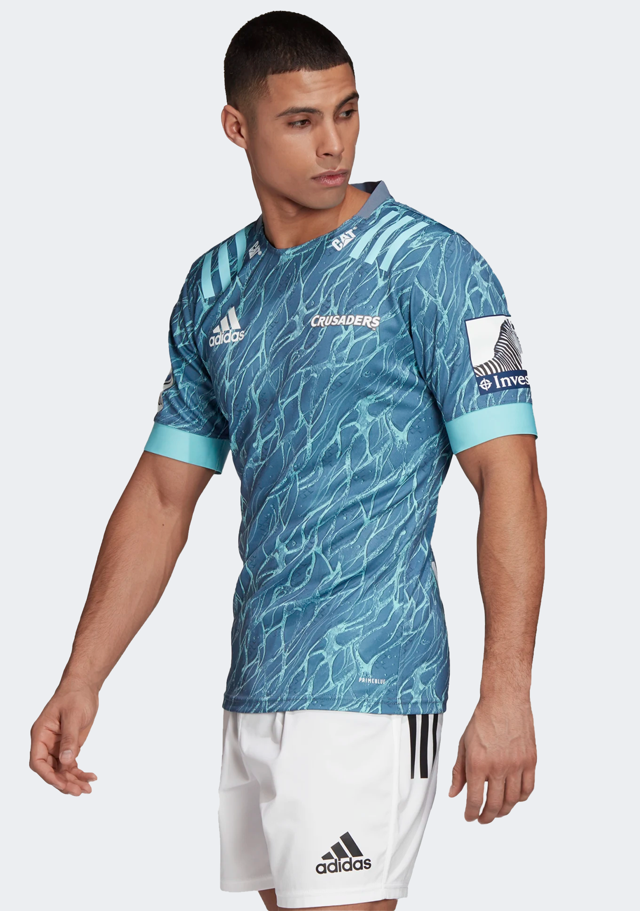 Adidas Men's Crusaders Primeblue Away Jersey - Lightweight Soccer Jersey for Training & Matches - Eco-Friendly Performance Wear for Fans & Players
