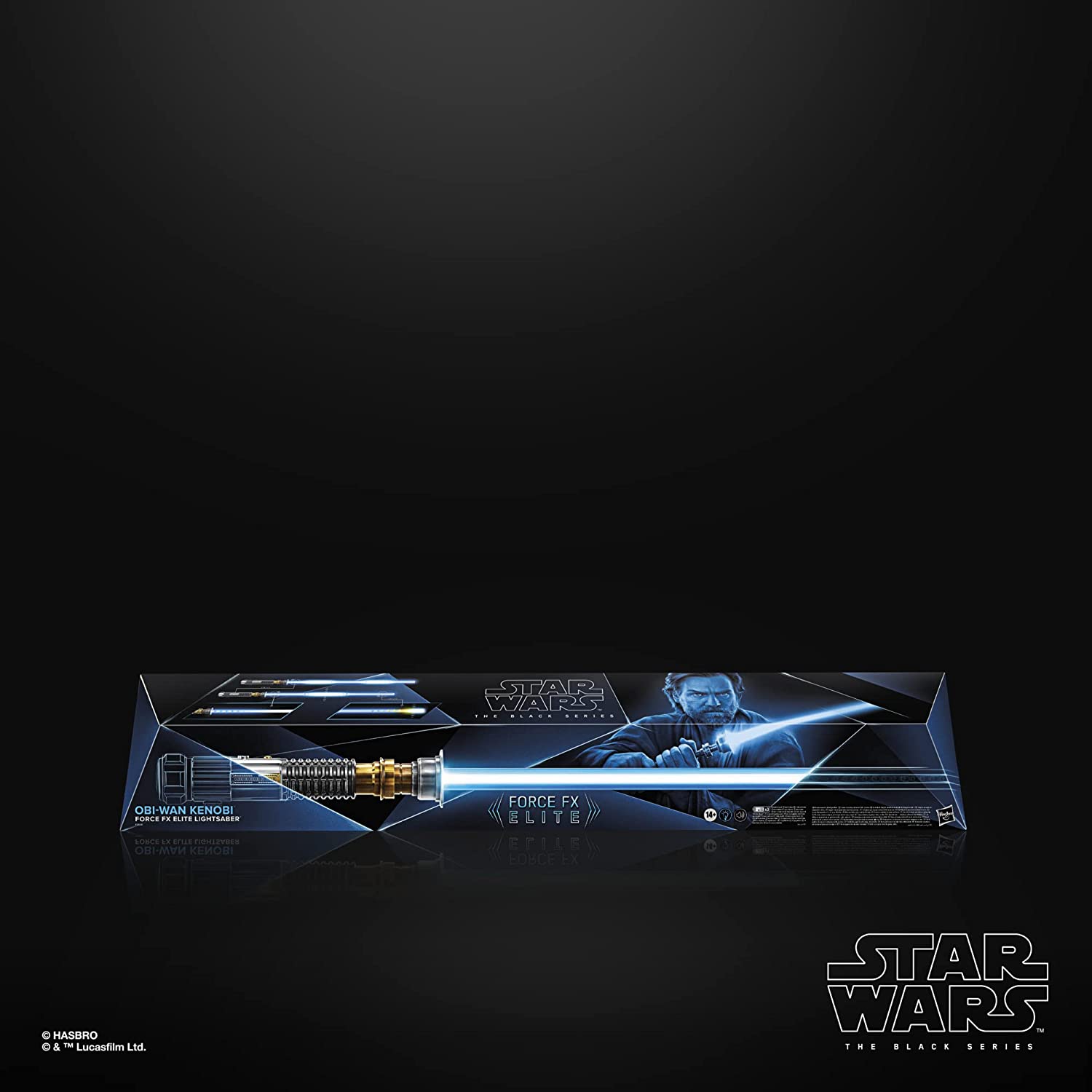 Star Wars The Black Series Obi-Wan Kenobi Force FX Elite Lightsaber - Collectible Replica for Fans & Cosplay, Perfect for Display & Role-Playing Scenes