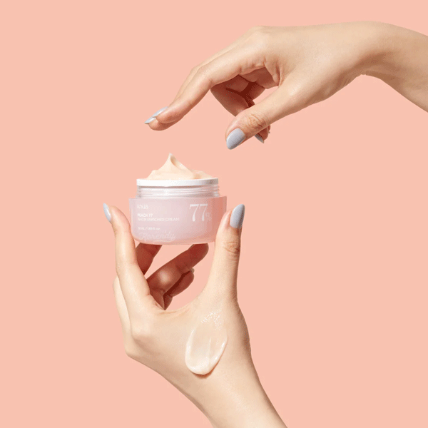 Anua Peach 77 Niacin Enriched Cream 50ml - Brightening & Hydrating Face Moisturizer with Niacinamide for Glowing Skin | Perfect for Daily Skincare Routine & Night Care