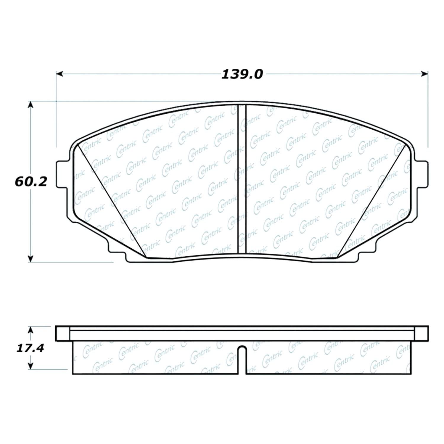 High-Performance 103.12580 Brake Pads for Cars & Trucks - Durable & Reliable Braking System Replacement - Perfect for Daily Commute & Highway Driving