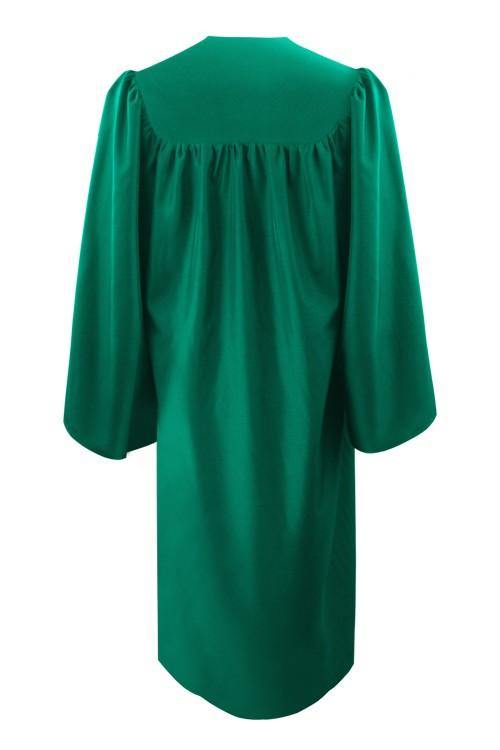 Eco-Friendly Green High School Graduation Gown - Sustainable & Biodegradable Graduation Dress for Ceremonies, Proms & Formal Events