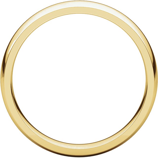 14K Gold 4mm Comfort Fit Wedding Band for Women – Elegant & Lightweight Ring for Bridal, Anniversary, and Everyday Wear