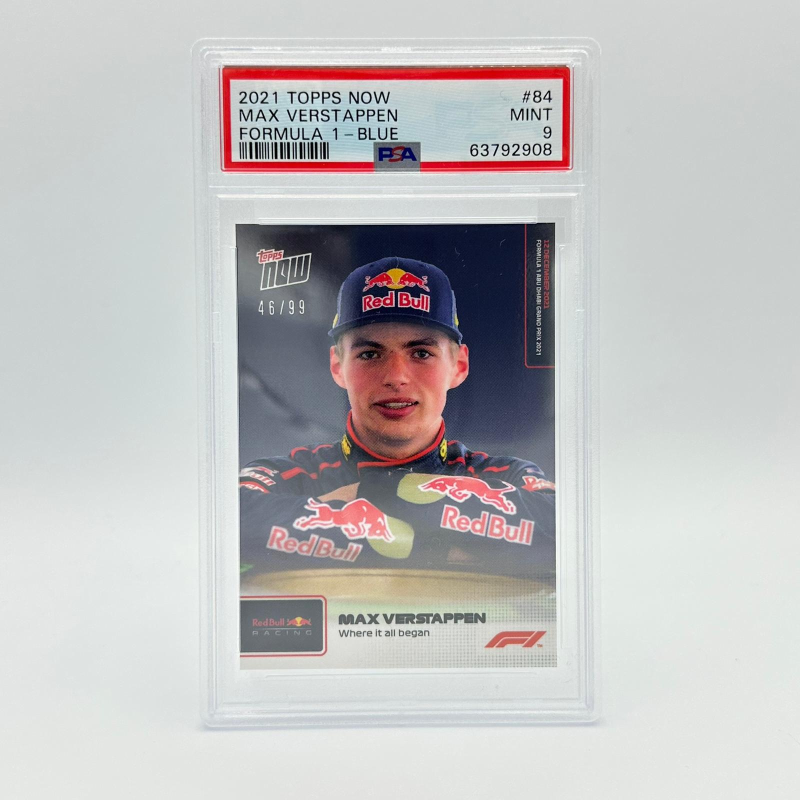 PSA 9 Graded 46/99 Max Verstappen 