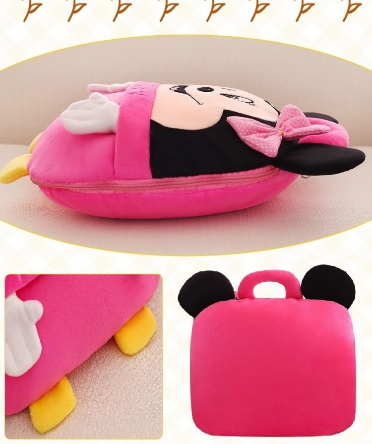 3-in-1 Travel Pillow Blanket Bag for Kids Ages 0-15 | Soft Plush Convertible Blanket & Pillow | Perfect for Airplane, Car Rides & Sleepovers