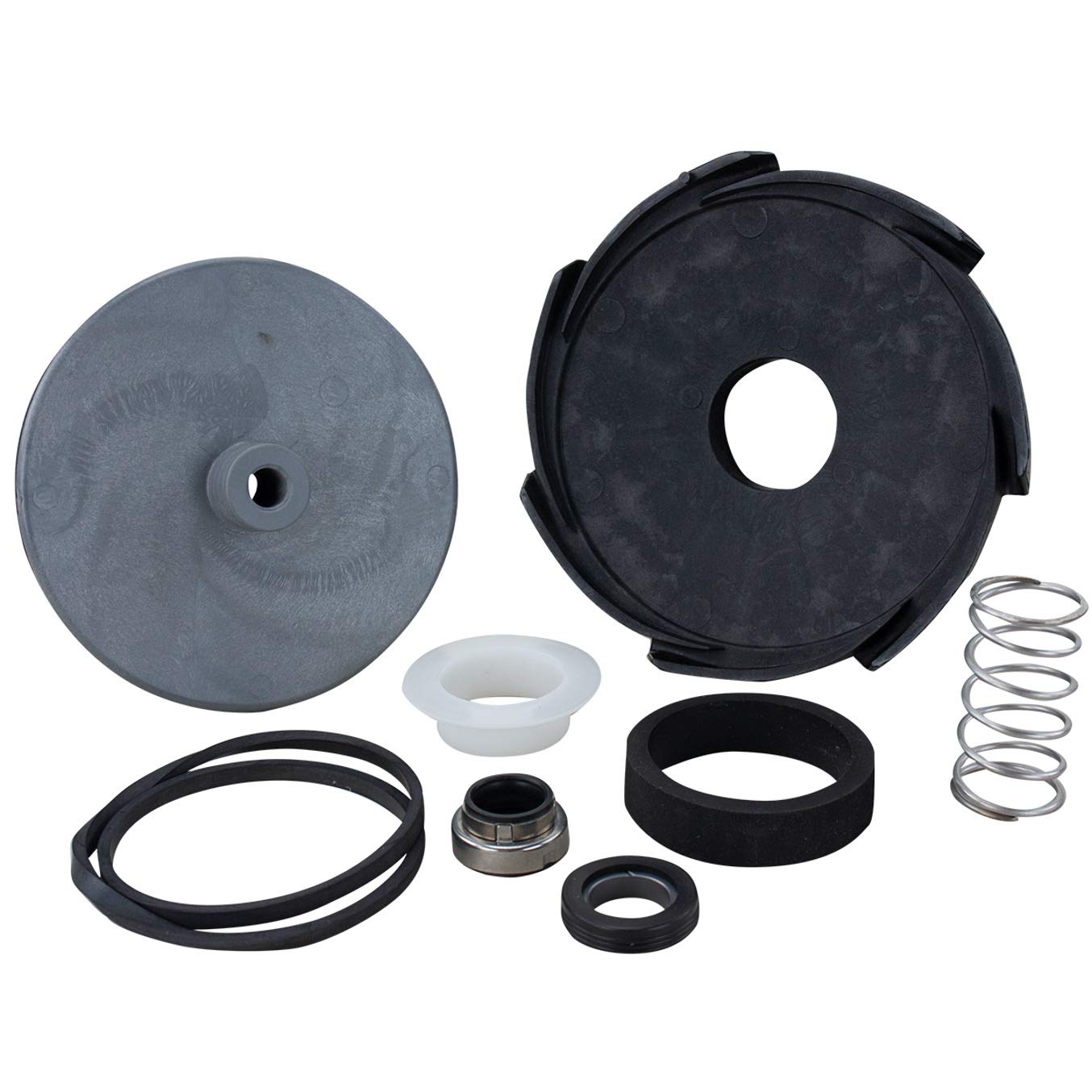 1/2 HP Shallow Well Jet Pump Repair Service Kit - Includes Impeller, Diffuser, Motor Shaft Seal, Diffuser & Pump Body Gaskets (Model 148143) - Perfect for Home Water System Maintenance & DIY Well Pump Repairs