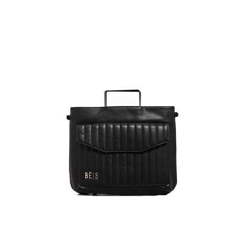 The Messenger Backpack - Stylish Black Laptop Backpack for Men & Women | Perfect for Work, Travel & School | Durable & Water-Resistant