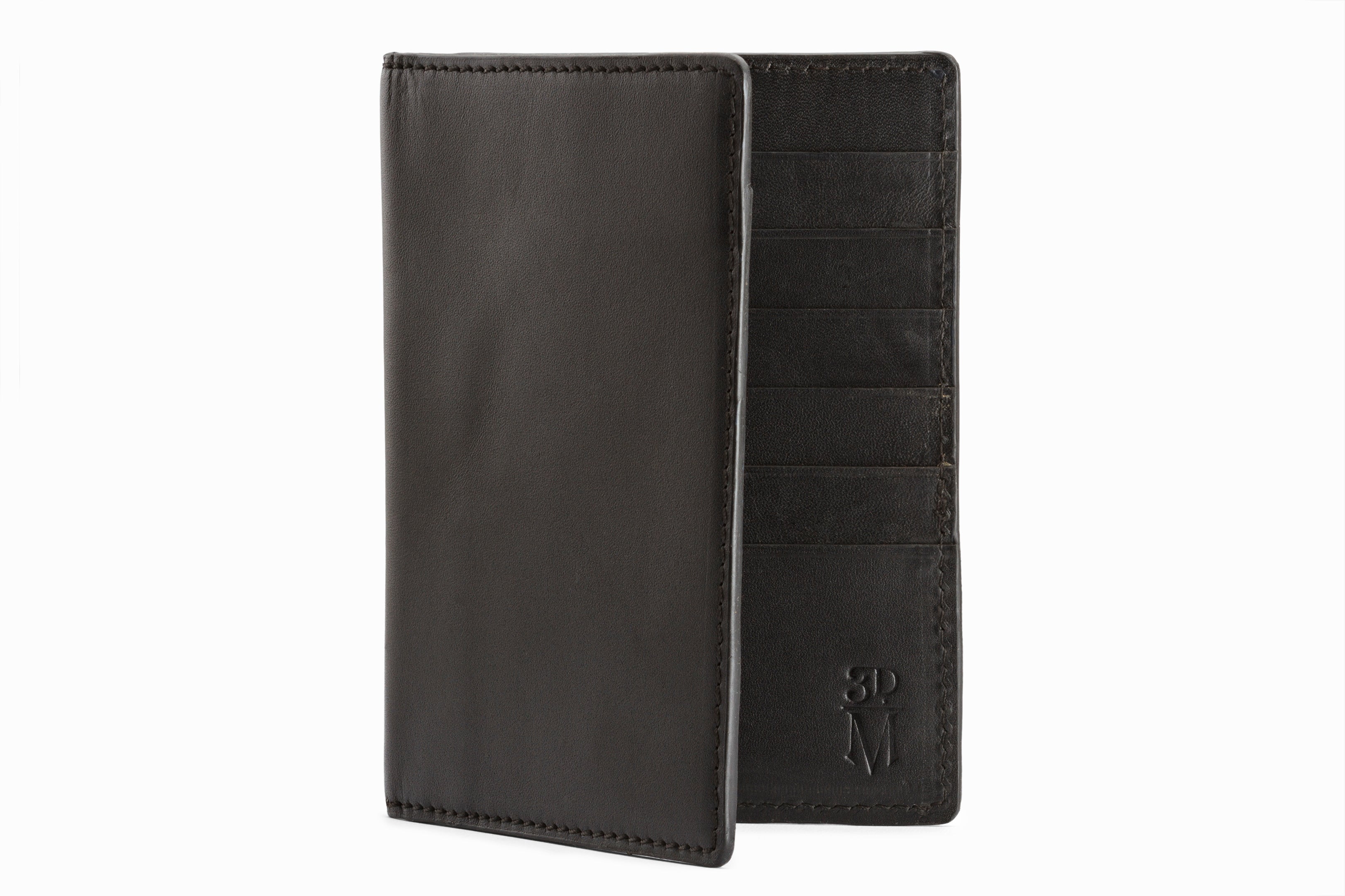 Premium Black Leather Passport Wallet - RFID Blocking, Slim & Durable Travel Wallet for Men & Women - Perfect for Airports, Business Trips & International Travel