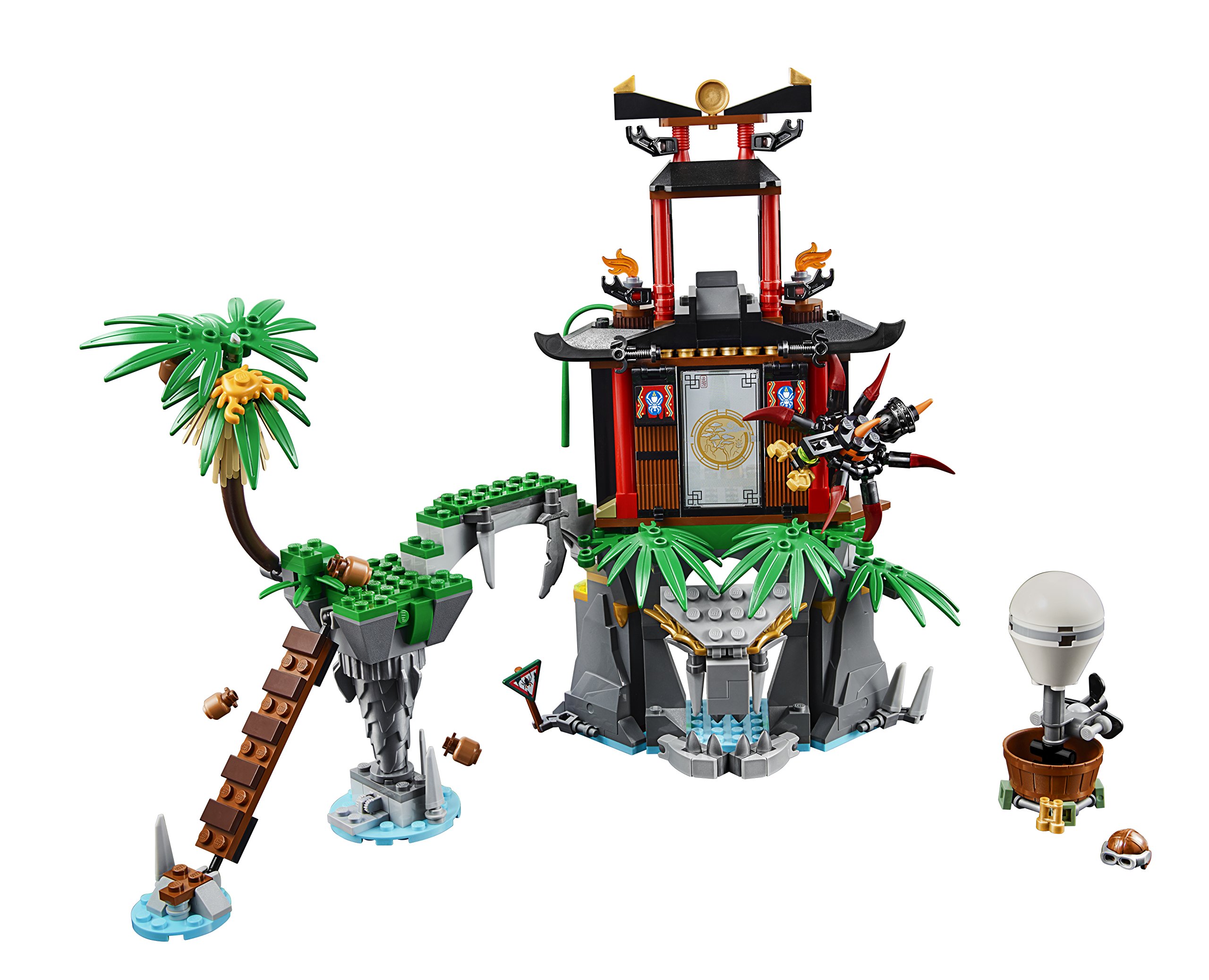 LEGO Ninjago Tiger Widow Island 70604 Building Kit (450 Pieces) - Creative Construction Toy for Kids, Perfect for Birthday Gifts & Ninja-Themed Playtime
