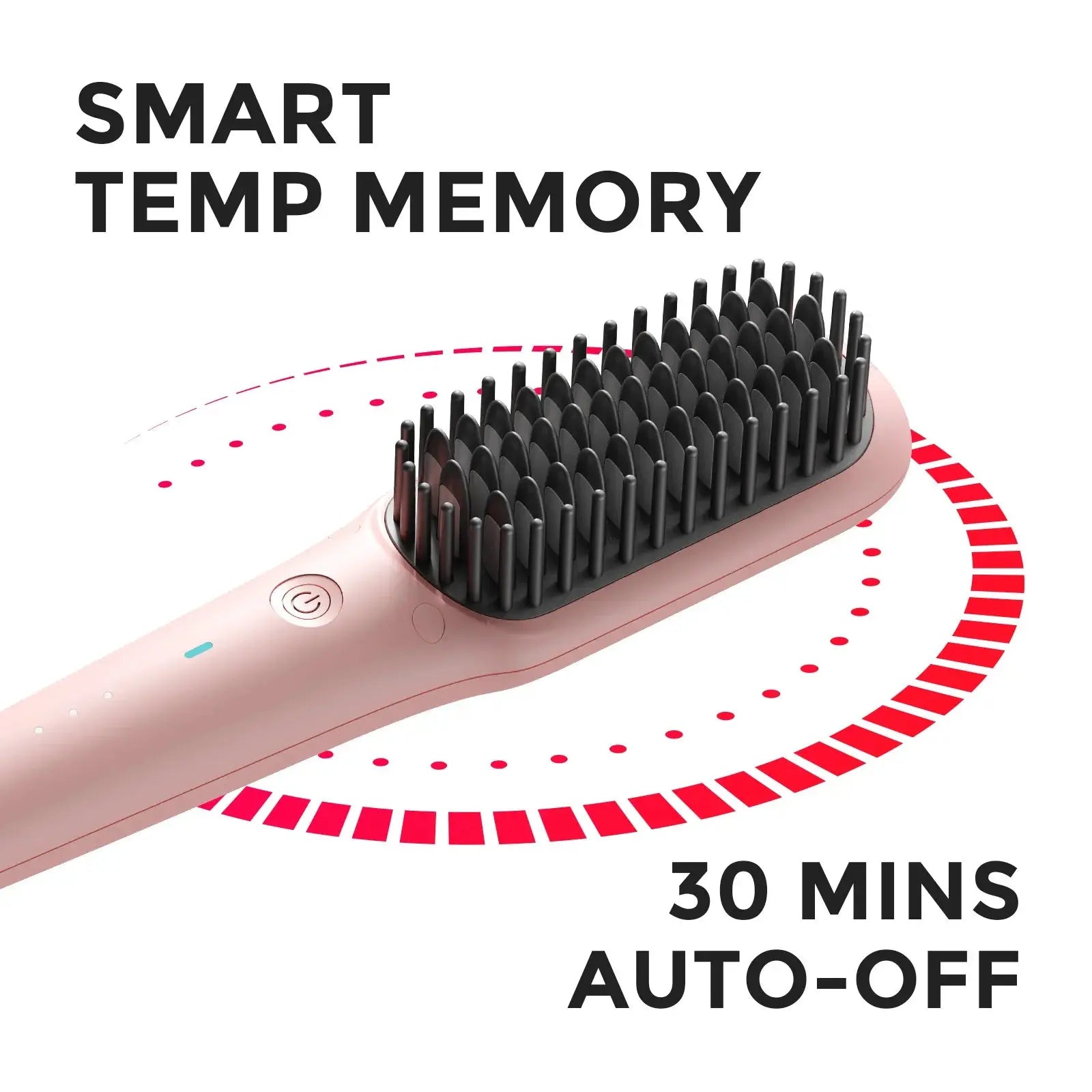 TYMO iONIC Mini Pink Hair Straightener - Compact & Travel-Friendly Flat Iron for Smooth, Shiny Hair - Perfect for Home, Salon & On-the-Go Styling