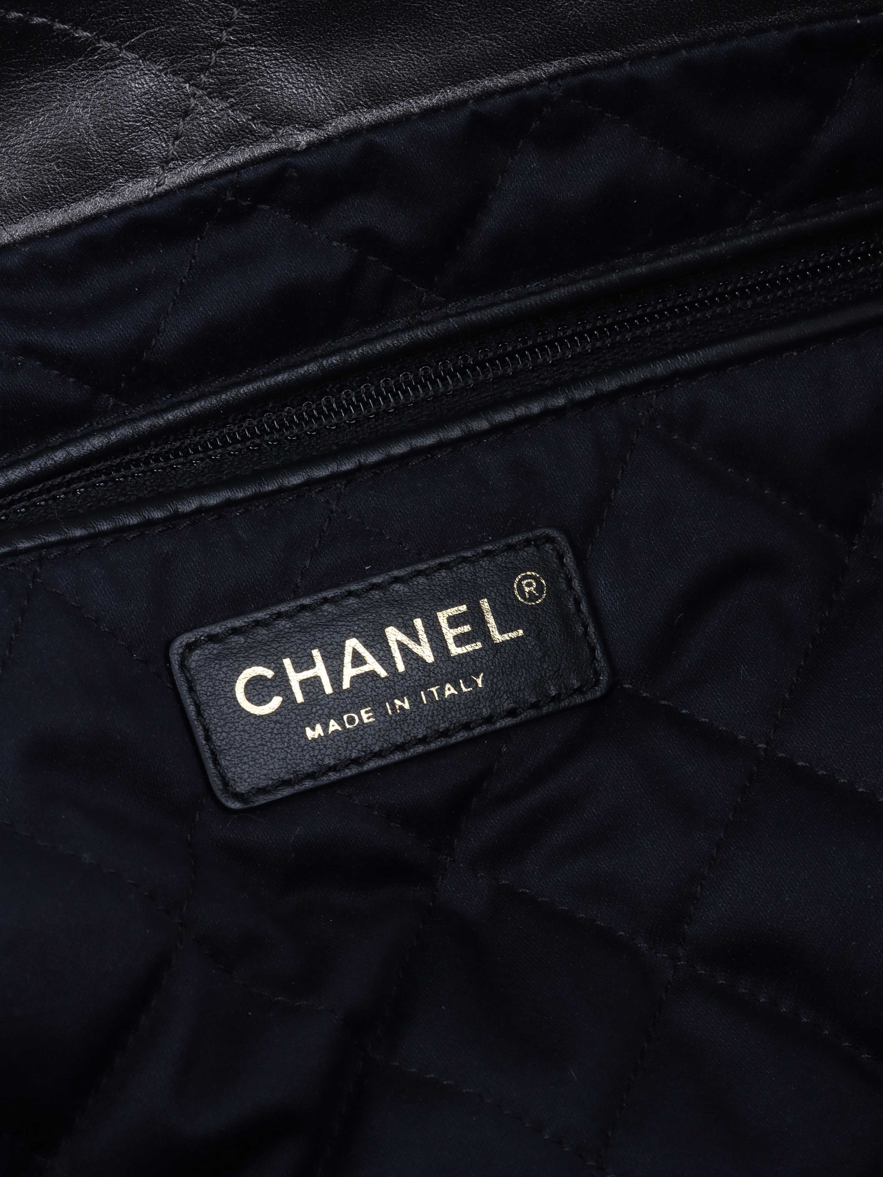 Chanel Metallic Dark Grey 22 Bag - Luxury Designer Handbag for Women | Perfect for Evening Events, Parties & Special Occasions