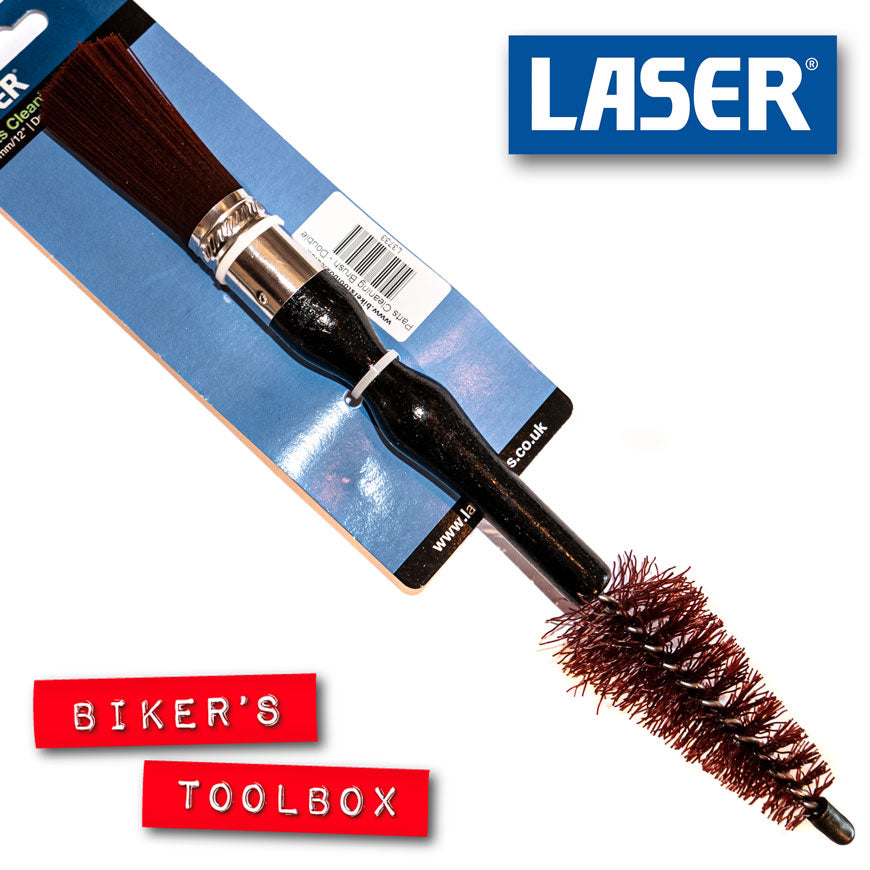 Double Ended Parts Cleaning Brush - Heavy Duty Nylon Bristles for Automotive, Motorcycle, and Industrial Use - Perfect for Degreasing, Scrubbing, and Detailing