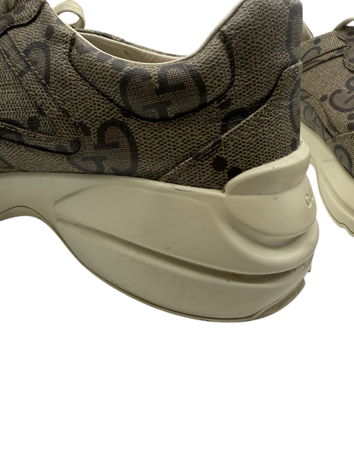 Gucci Maxi GG Rhyton Sneakers for Men - Size 10.5 US (11) - Luxury Casual & Streetwear Fashion Sneakers for Everyday Wear, Travel & Urban Style