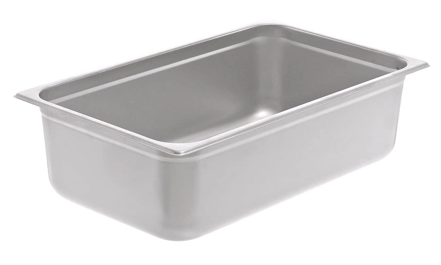Tiger Chef 6-Inch Full-Size Stainless Steel Anti-Jam Steam Table Pans - 6-Pack Commercial Grade Food Warming Pans for Buffets, Catering & Restaurant Use