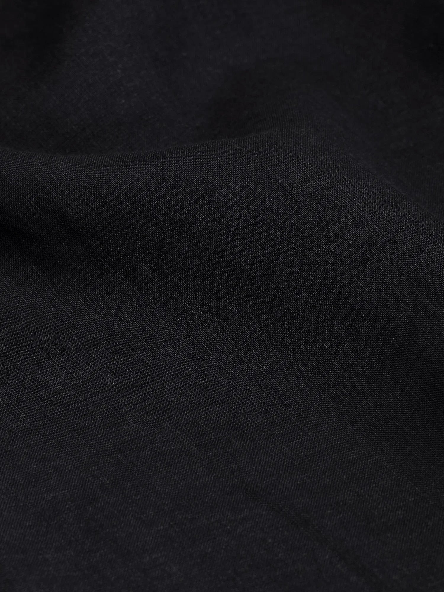 Premium Linen Short Sleeve Shirt for Men - Breathable & Lightweight Summer Casual Wear - Black Lido Style for Beach, Travel & Outdoor Activities