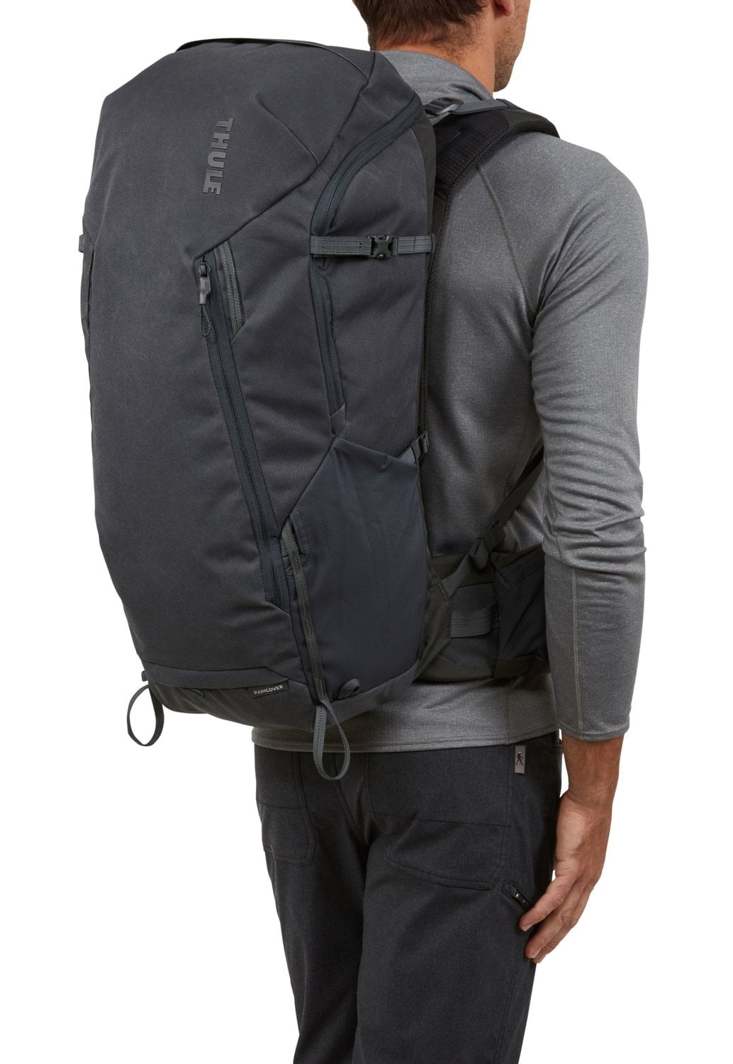 Thule AllTrail X 35L Hiking Backpack - Lightweight & Water-Resistant Daypack for Outdoor Adventures (Obsidian Gray) - Perfect for Hiking, Camping & Travel