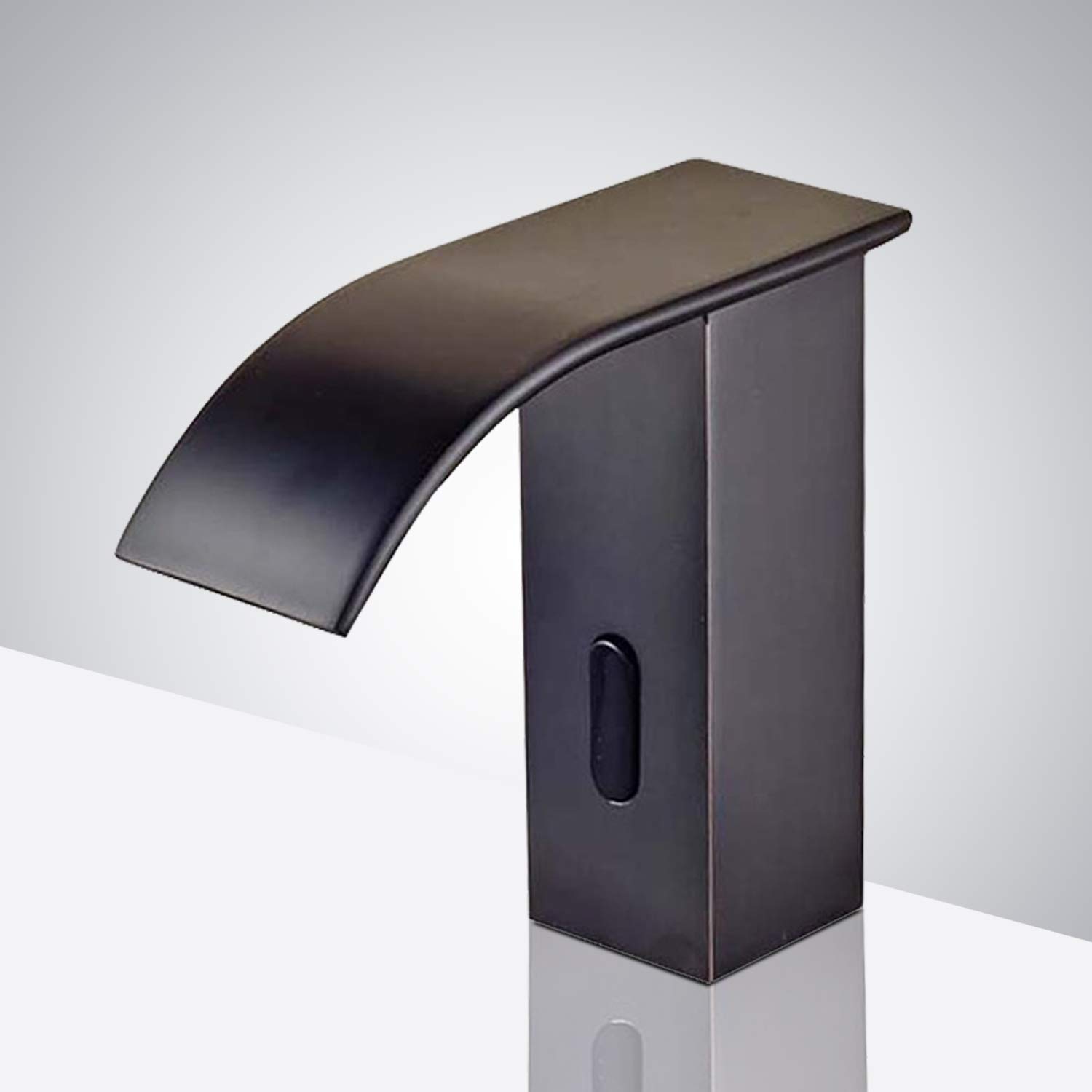 BathSelect Victorian Deck Mount Waterfall Commercial Electronic Motion Sensor Touchless Faucet - BS-BAH2635 Oil Rubbed Bronze (Hot & Cold Mixer) for Restaurants, Hotels & Public Restrooms