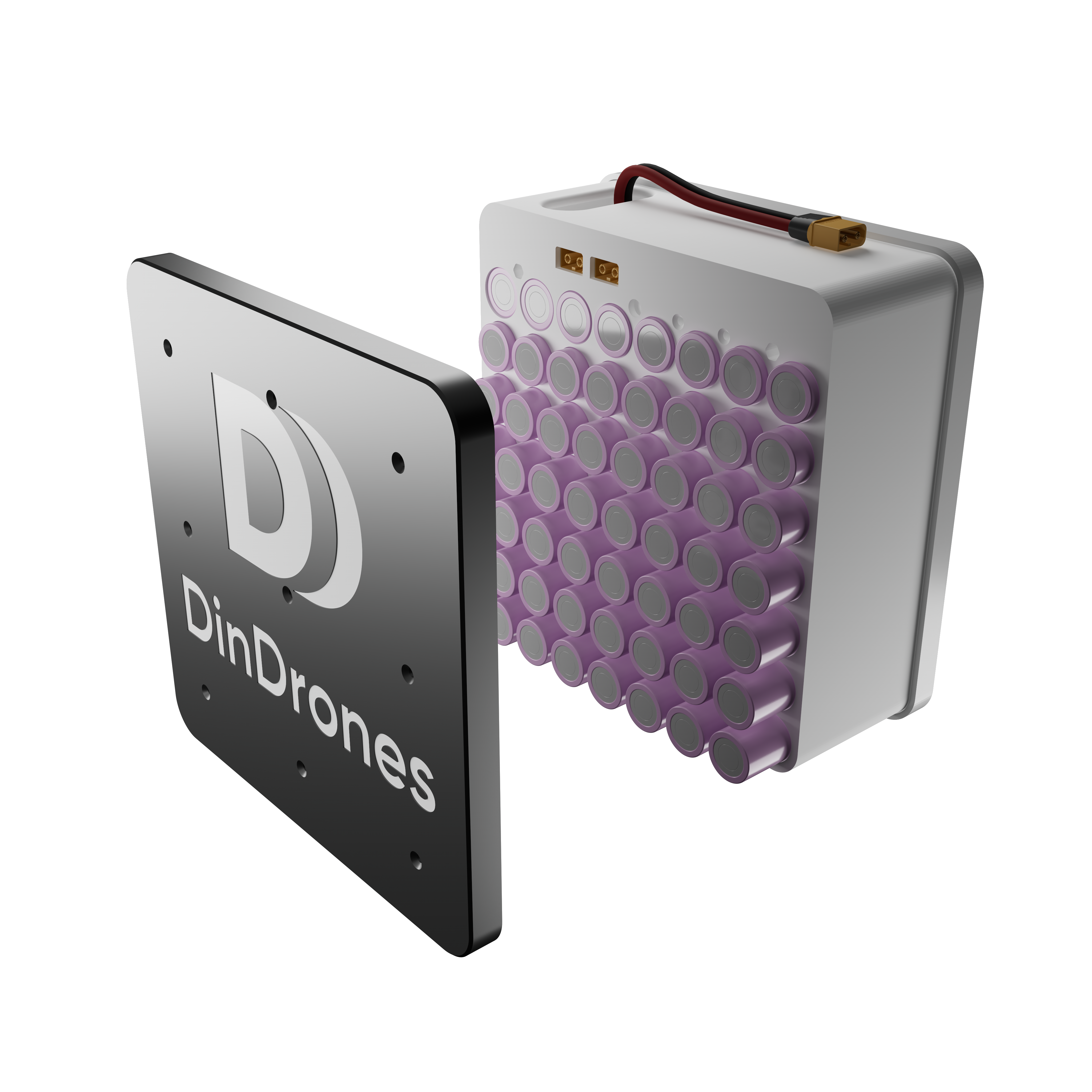 DinBox RC Field Charging Battery V2 - High Capacity LiPo Charger for Drones & RC Vehicles | Portable Power Solution for Outdoor Drone Flying, RC Racing & Remote Adventures