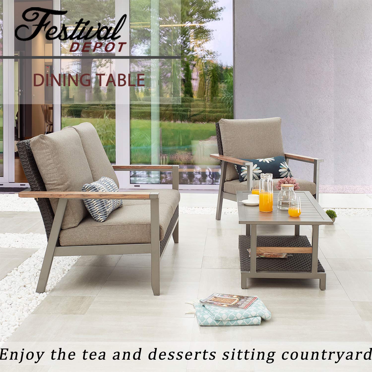 Outdoor Coffee Table - 42.1