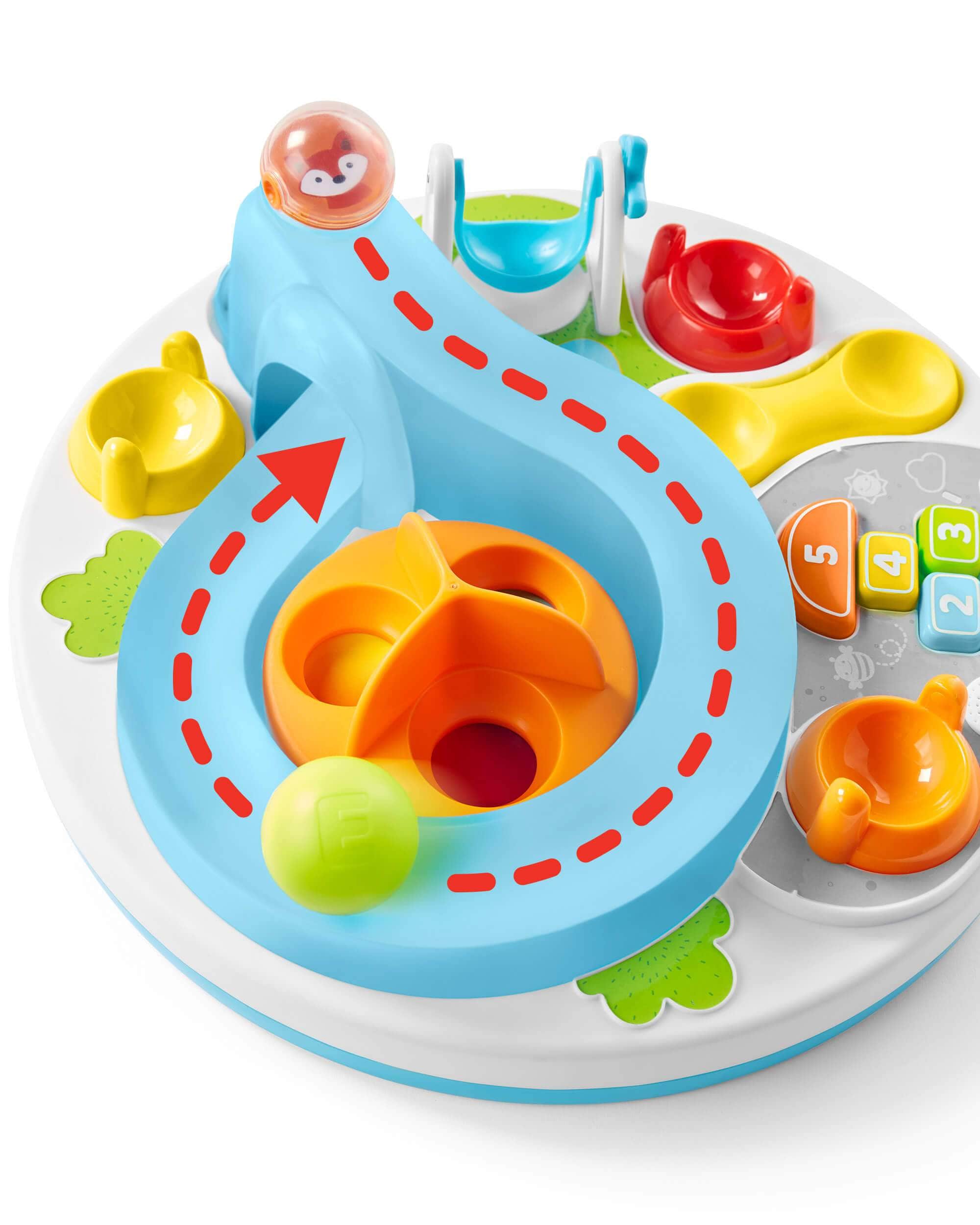 Skip Hop Explore & More Let's Roll Activity Table - Interactive Baby Play Table with Sensory Toys for Toddlers 6-18 Months - Perfect for Crawling, Standing & Early Learning Playtime