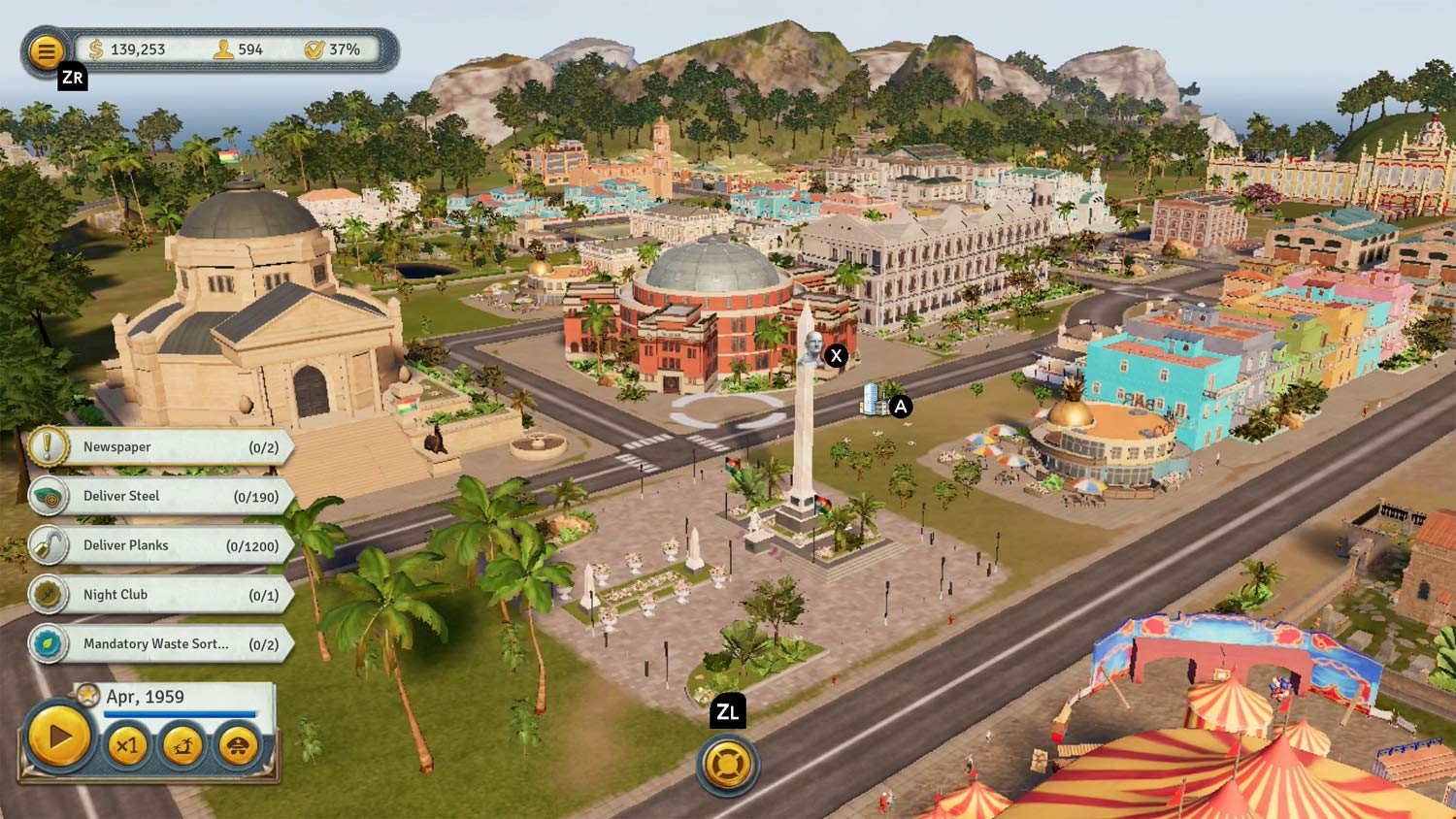 Tropico 6 - Nintendo Switch Game | Political Simulation & Strategy Game for Adults - Perfect for Home Entertainment & Travel Gaming