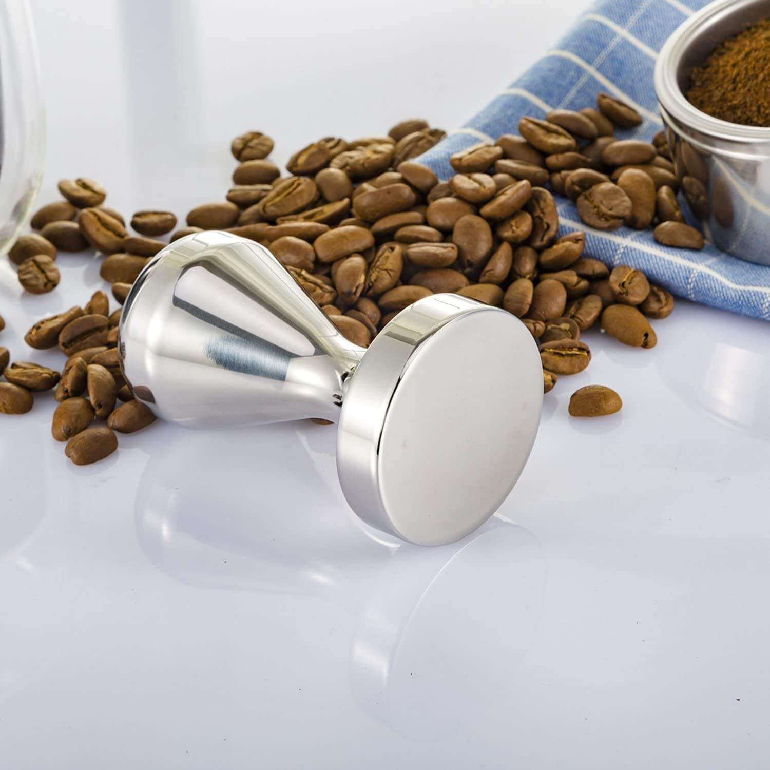51mm Espresso Coffee Tamper - Durable Aluminum Alloy Coffee Press for Professional Baristas & Home Brewing - Perfect for Espresso Machines & Coffee Shops