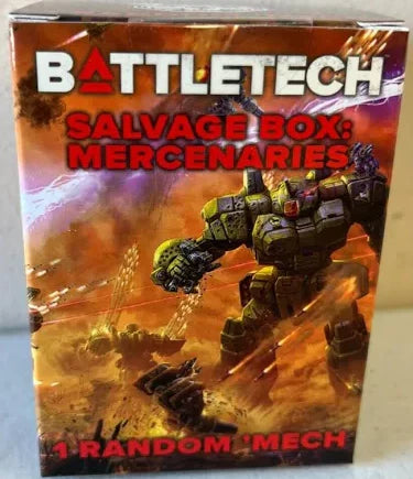 BattleTech Salvage Box: Mercenaries Blind Box Collection - Random Mech Miniatures for Tabletop Gaming & Collectibles | Perfect for Wargaming, Roleplaying & Display