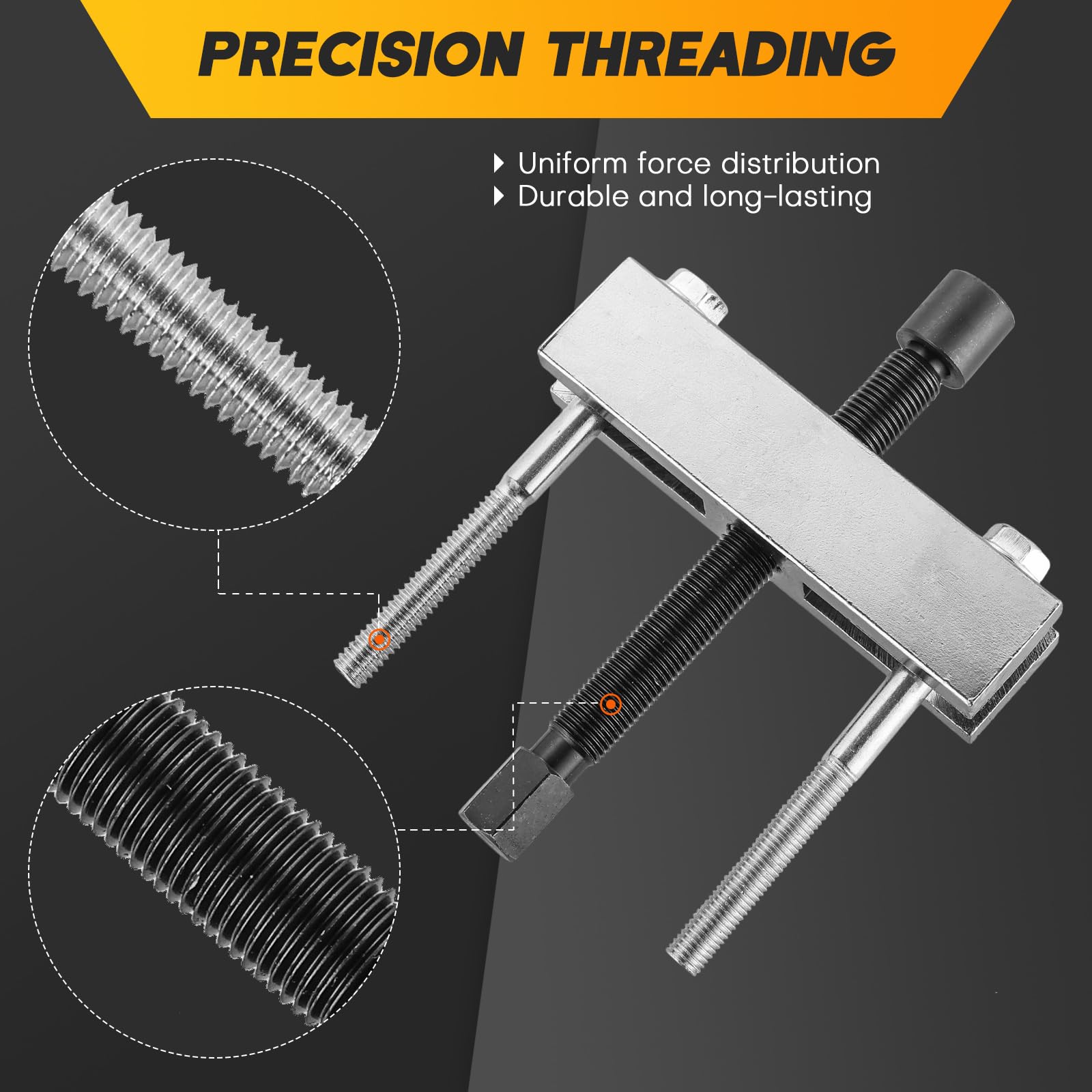 Professional Grade Automotive Steering Wheel Puller & Lock Plate Remover Kit - Heavy Duty Steering Wheel Repair Tool Set for Cars, SUVs, Trucks | Perfect for DIY Mechanics & Professional Auto Repairs