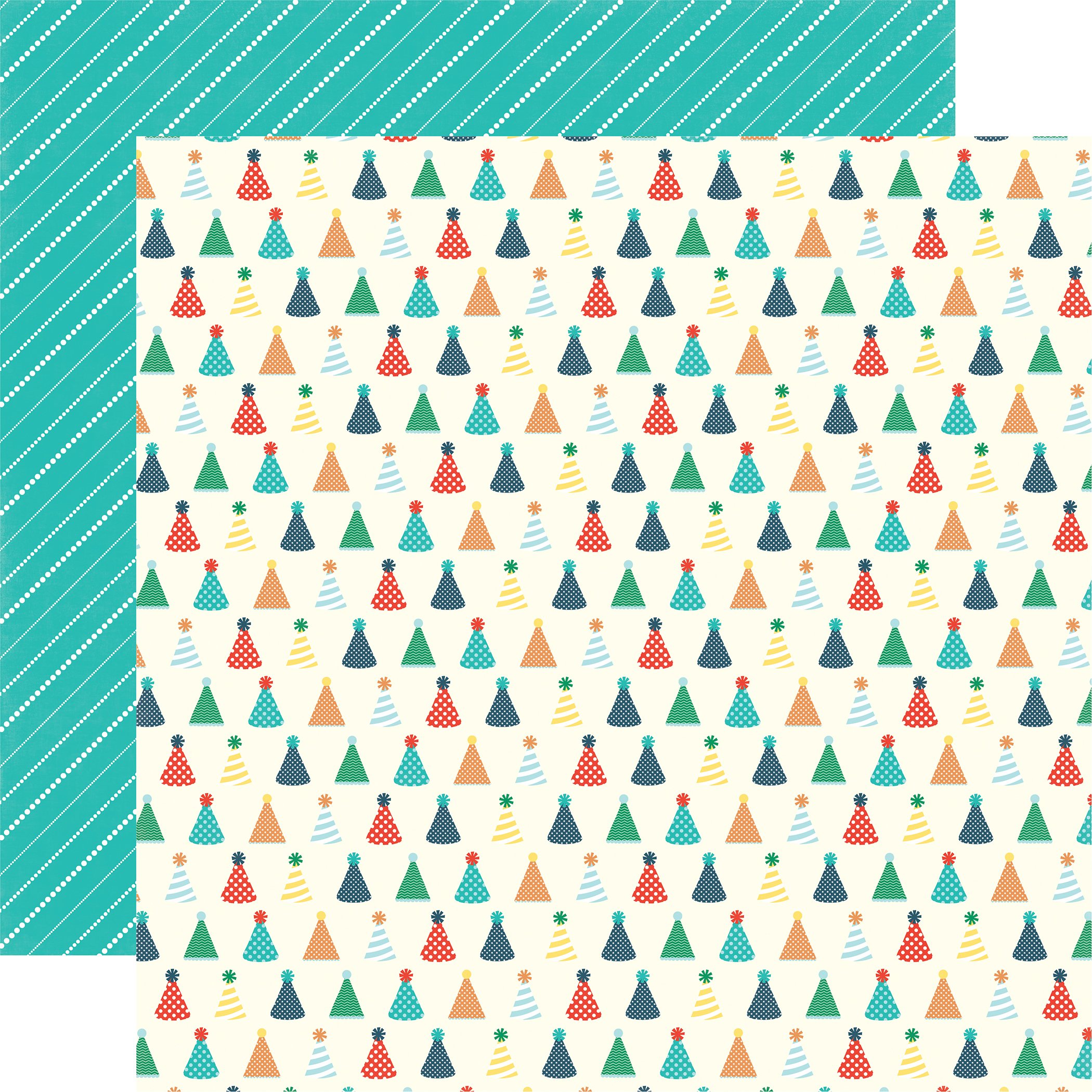 Echo Park Paper Co. Birthday Party Hats - Colorful & Festive Paper Cone Hats for Kids & Adults - Perfect for Birthday Celebrations, Themed Parties & Photo Booths