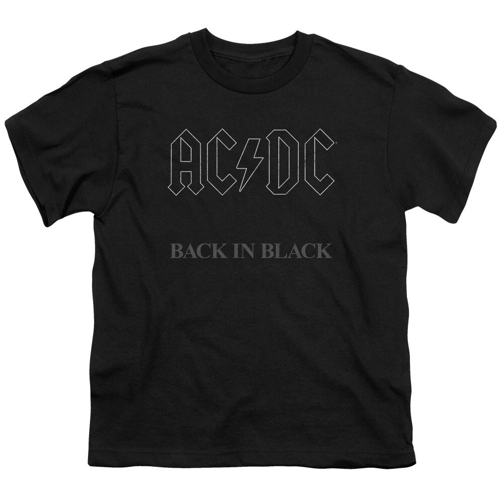AC/DC Back in Black Band T-Shirt for Men - Classic Rock Music Tee - Perfect for Concerts, Gifts & Casual Wear