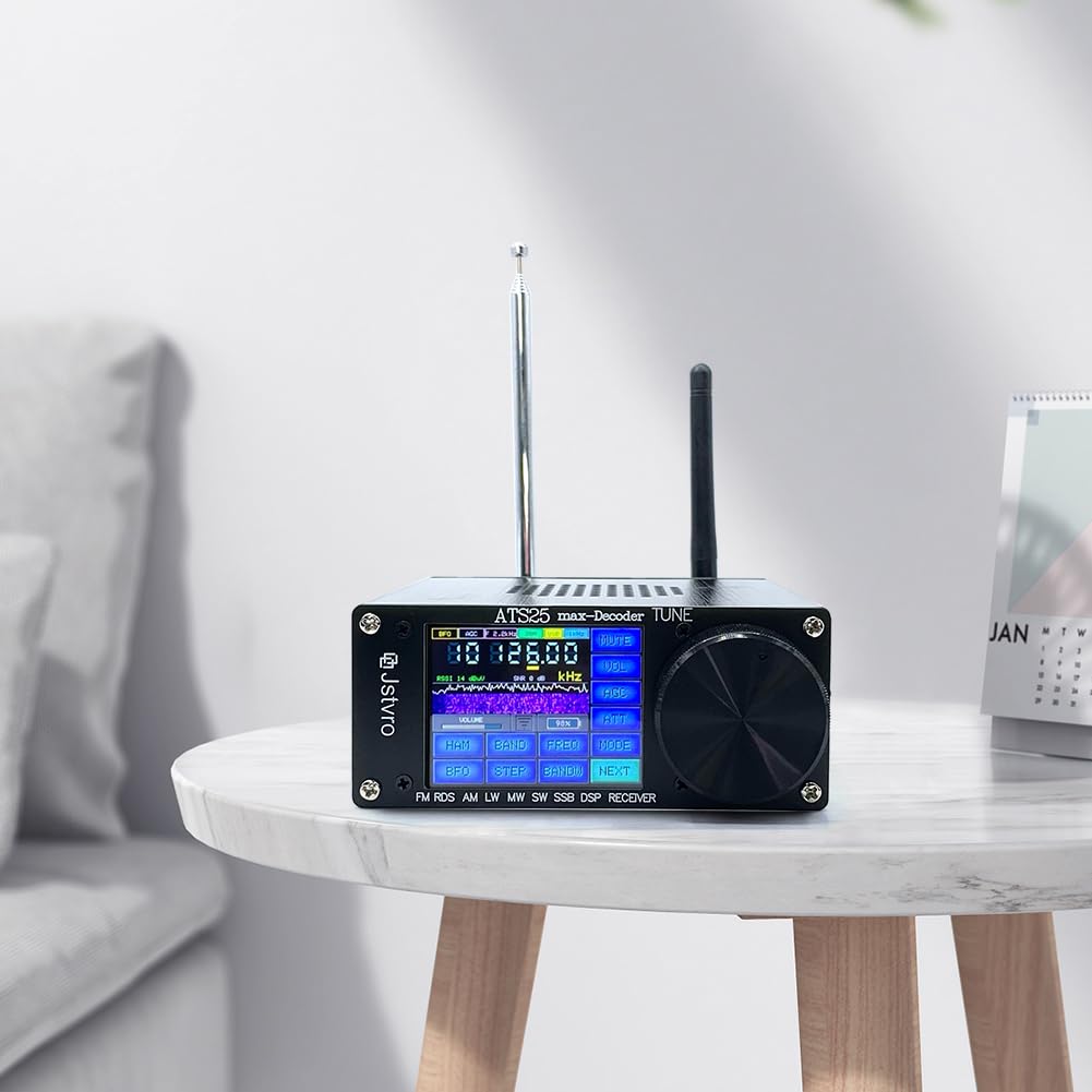 SI4732 ATS-25 Max-Decoder All Band Radio Receiver with CW RTTY Decoding, WiFi, 2.4
