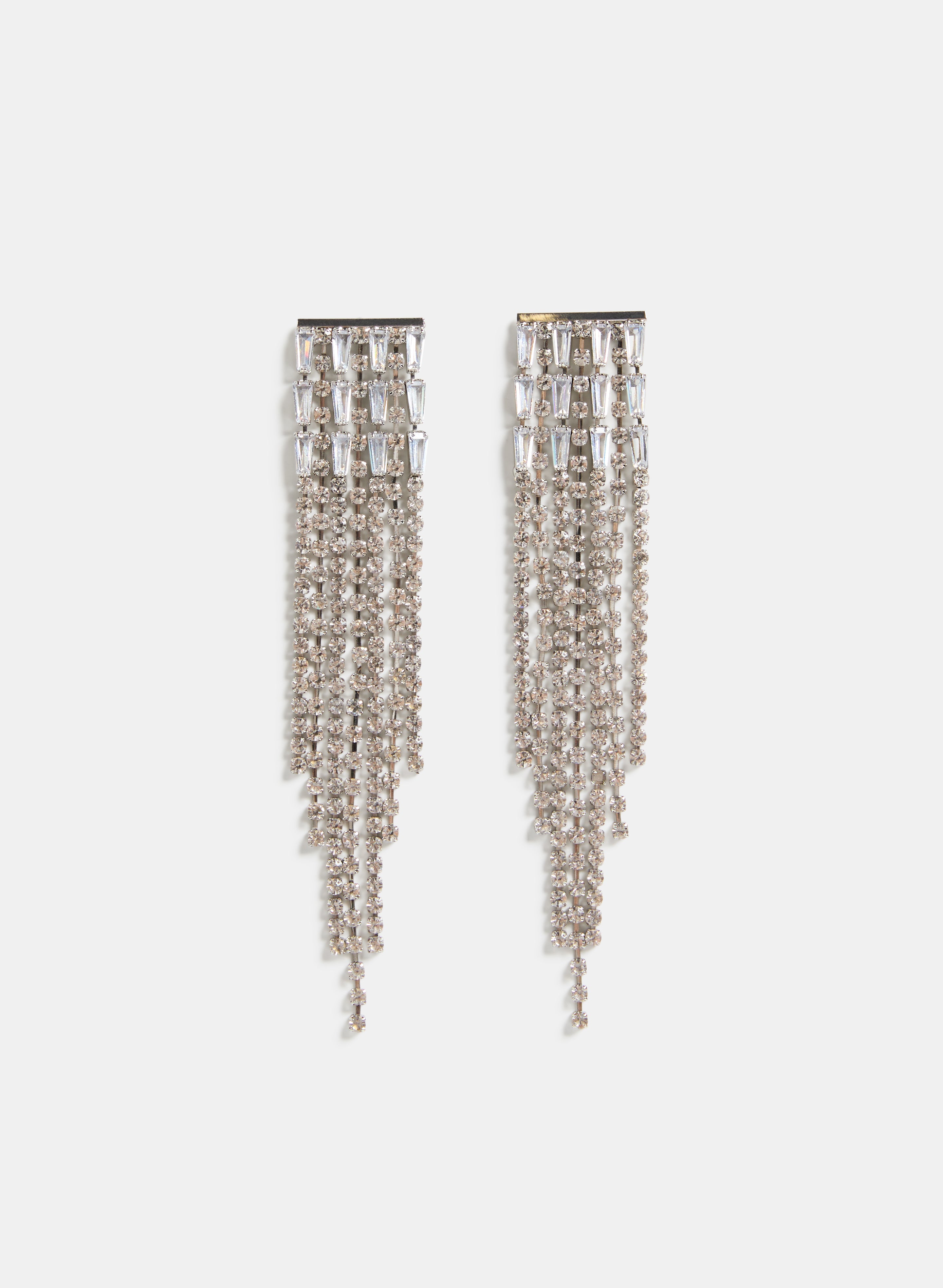 Elegant Cubic Zirconia Crystal Drop Earrings for Women - Perfect for Weddings, Parties & Evening Events