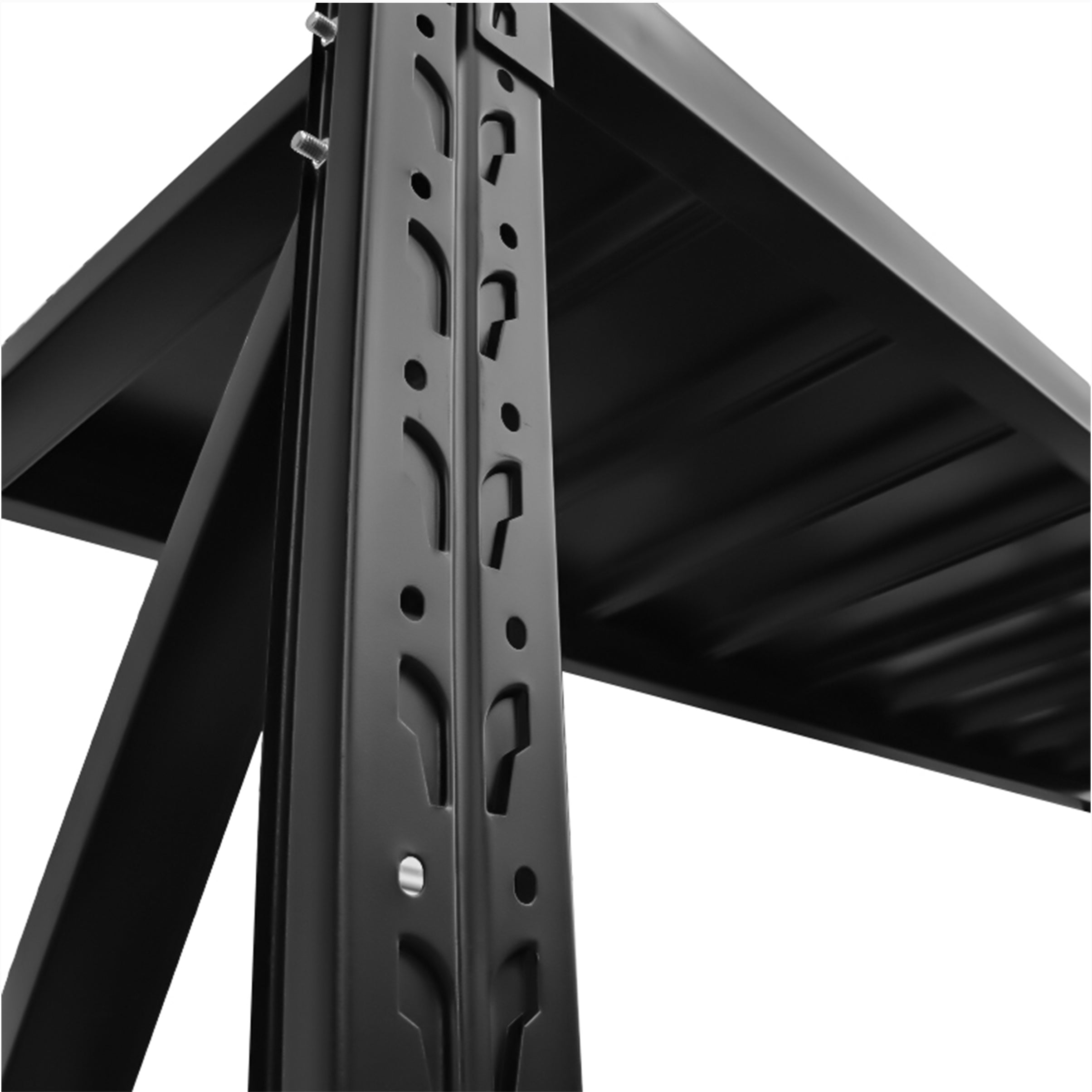 6ft x 6.5ft x 2ft Heavy Duty Steel Connecting Shelving Unit - 5300 lbs Capacity, Adjustable Storage Rack for Warehouse, Garage, Retail Store Organization
