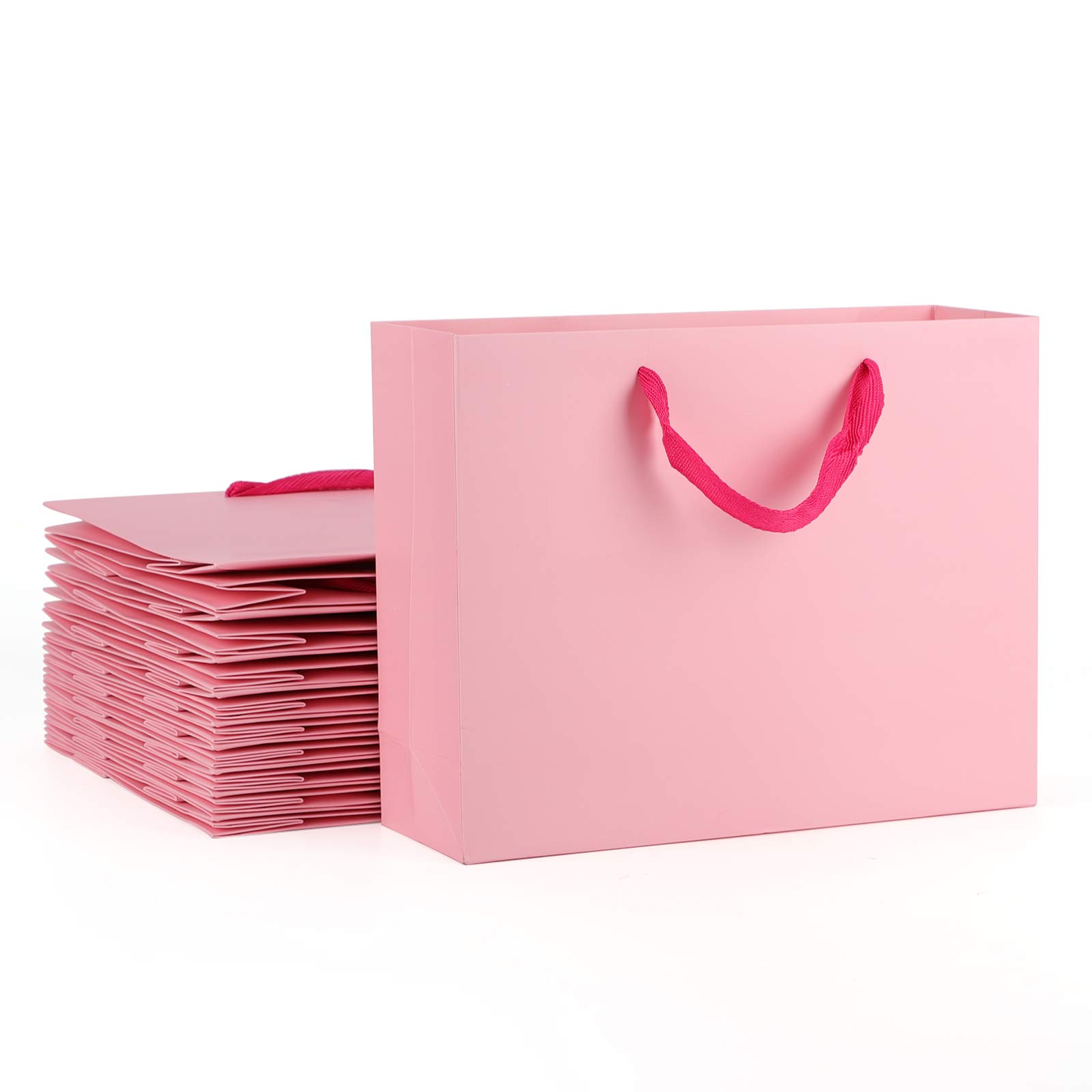 EUSOAR 20pcs Kraft Gift Wrap Bags 10.6x3.1x8.3