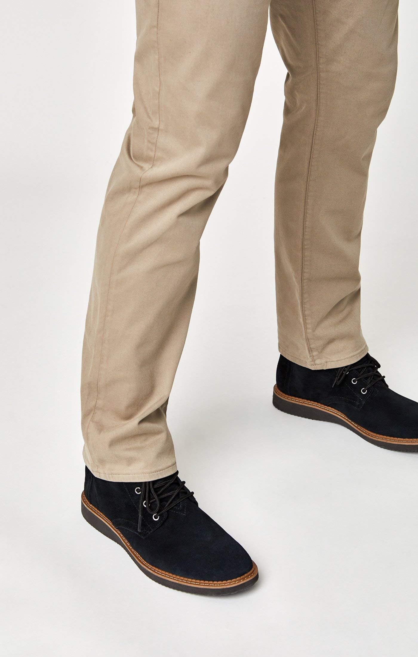 Mavi Zach Men's Straight Leg Twill Pants - Regular Rise Work Pants in Light Beige (40x36) | Comfortable Office & Casual Wear for Everyday Use
