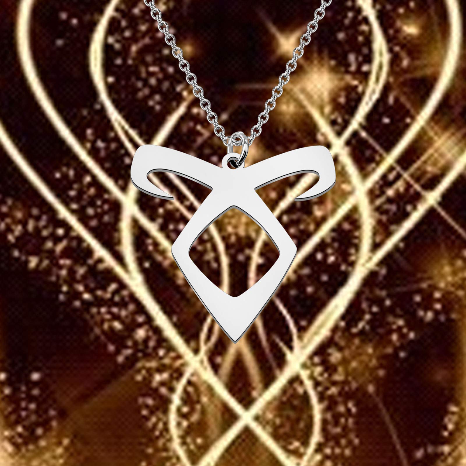 **CENWA Angelic Power Rune Necklace - Viking Rune Jewelry for Protection & Strength - Perfect for Spiritual Healing, Meditation & Everyday Wear**