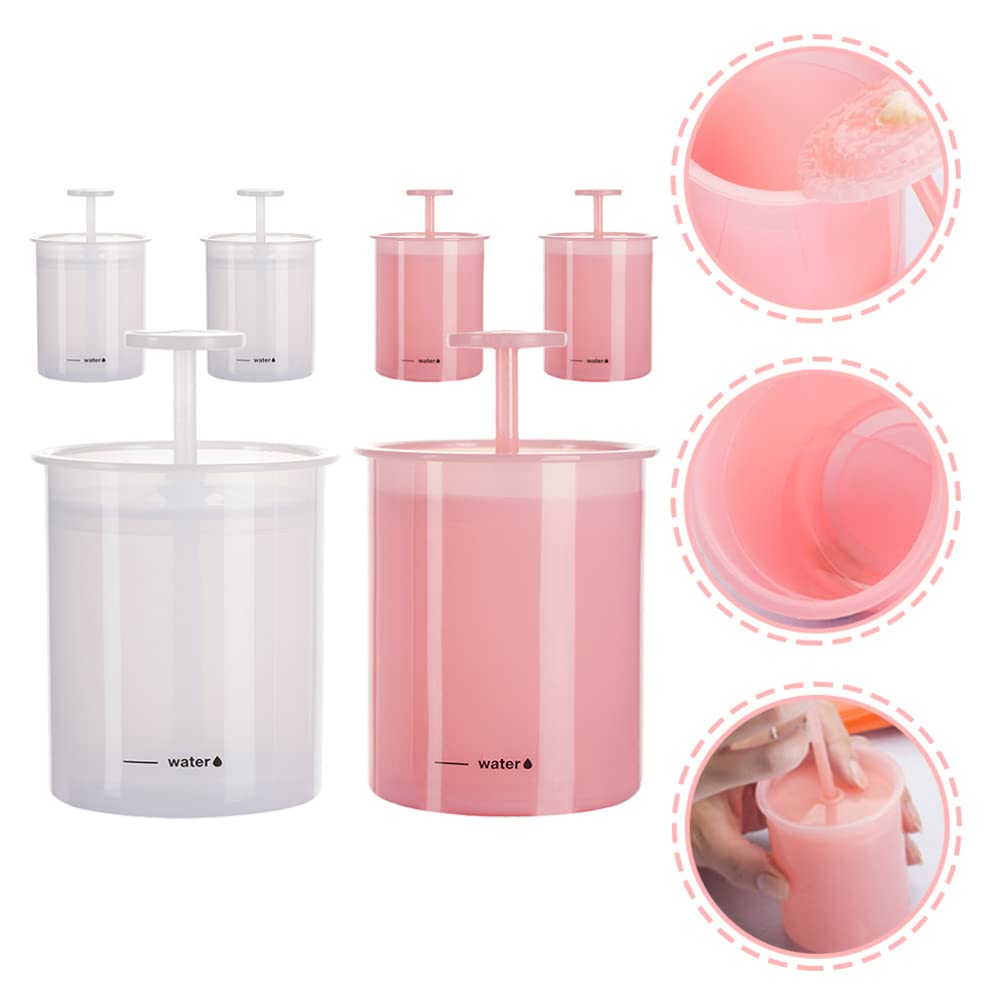 FOMIYES 6-Pack Facial Foam Cups | Manual Foam Maker for Rich Creamy Lather | Portable Face Wash Foamer Cup | Skin Care Tools for Home & Travel | Perfect for Daily Cleansing, Spa Days & On-the-Go Skincare