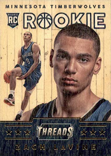 2014-15 Panini Threads Zach LaVine Wood Rookie Card #335 - NBA Basketball Collectible - Perfect for Sports Memorabilia Collections and Fan Displays