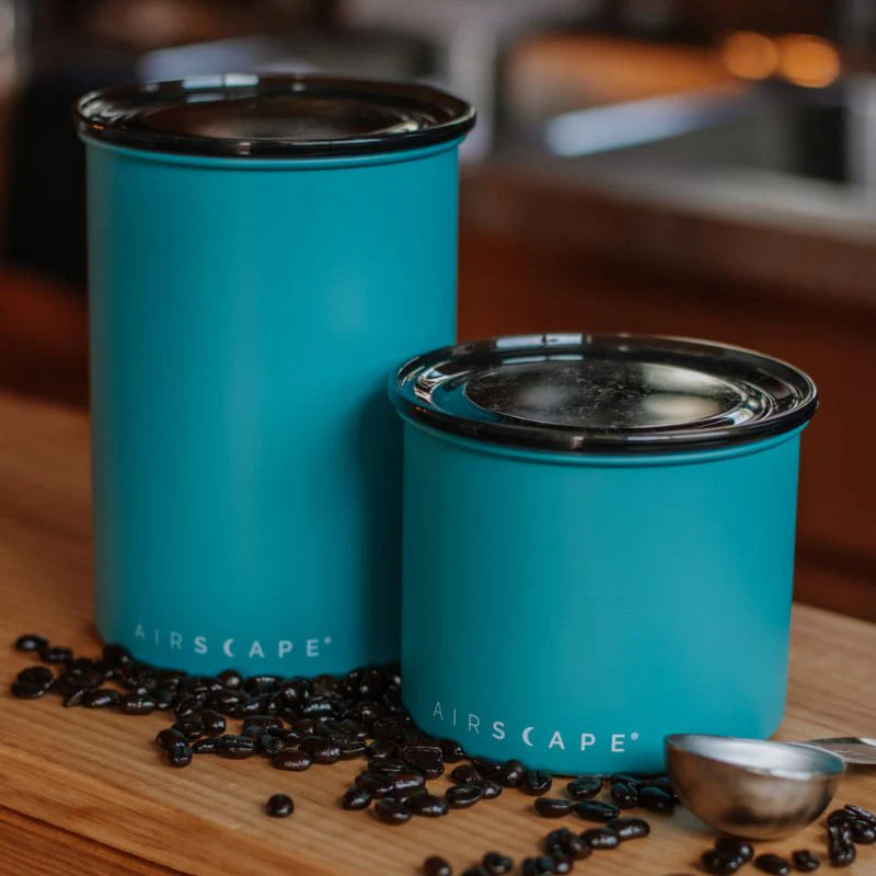 Airscape Classic Airtight Food Storage Container - Matte Turquoise - Keep Food Fresh for Longer - Perfect for Pantry, Kitchen & Meal Prep