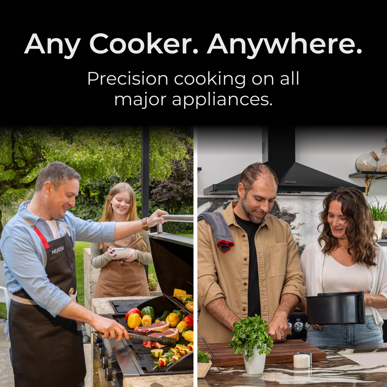 MEATER Pro Smart Bluetooth Wireless Meat Thermometer with 1000°F Heat Resistance | Long Range Digital Cooking Thermometer | Certified Accurate for BBQ, Grill, Oven, Smoker, Air Fryer & Deep Fryer | Includes Free Recipe App for Perfect Steak, Chicken & Turkey | Ideal for Backyard Grilling, Holiday Cooking & Restaurant Use