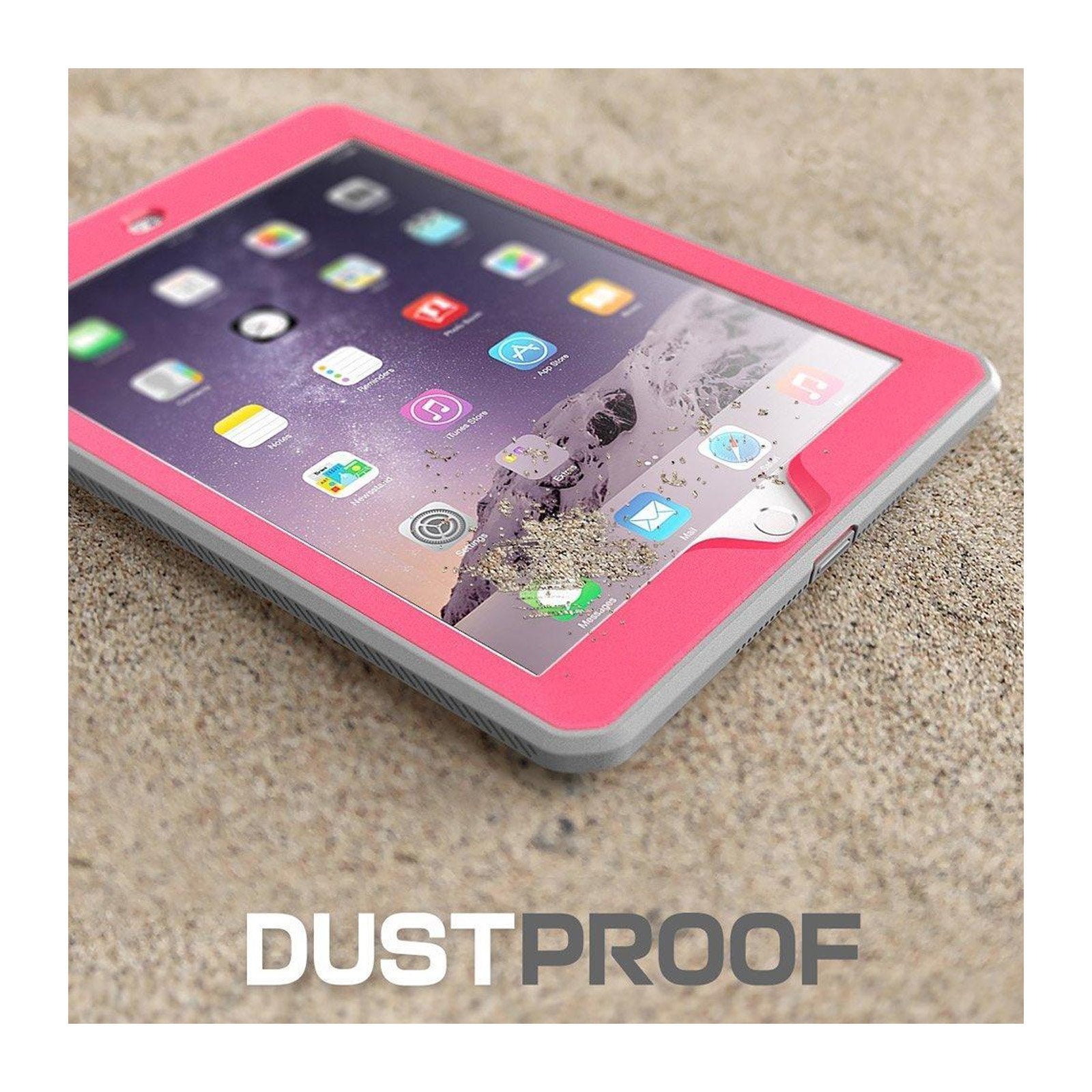 iPad Air 2 Unicorn Beetle Pro Full Body Protective Case - Shockproof, Drop Protection, Scratch Resistant Cover for iPad Air 2 (Pink) - Perfect for Travel, Work & School Use