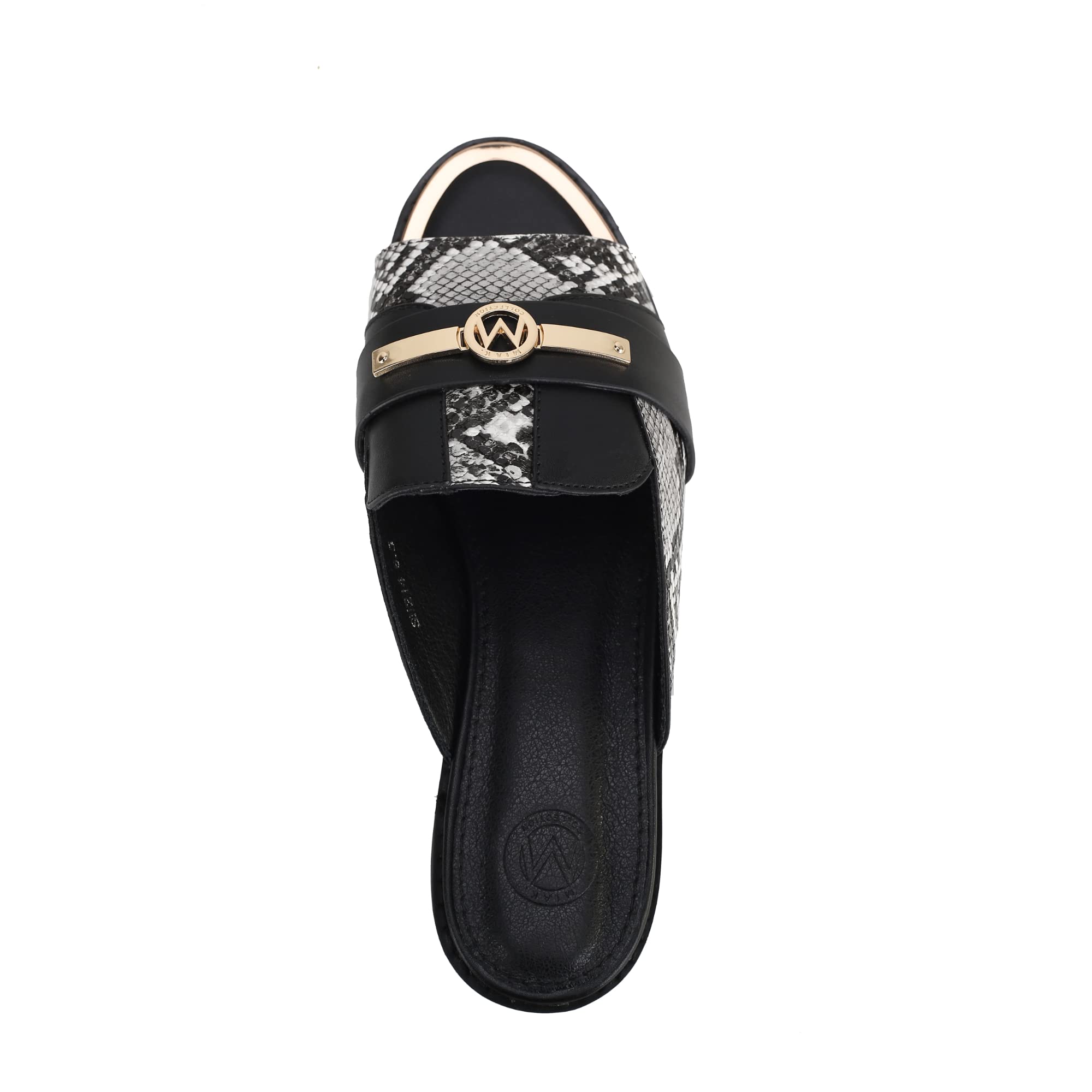 MKF Collection Women's Fashion Slides - Open Toe Casual Flats Slip-On Dress Sandals for Summer, Beach, and Home Comfort | Lightweight & Stylish Footwear