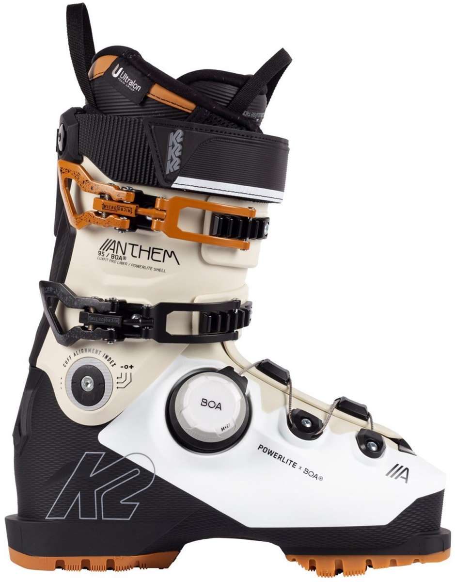 K2 Women's Anthem 95 BOA Ski Boots 2024 - High-Performance Ski Boots for Women with BOA Closure System | Perfect for All-Mountain Skiing & Winter Sports